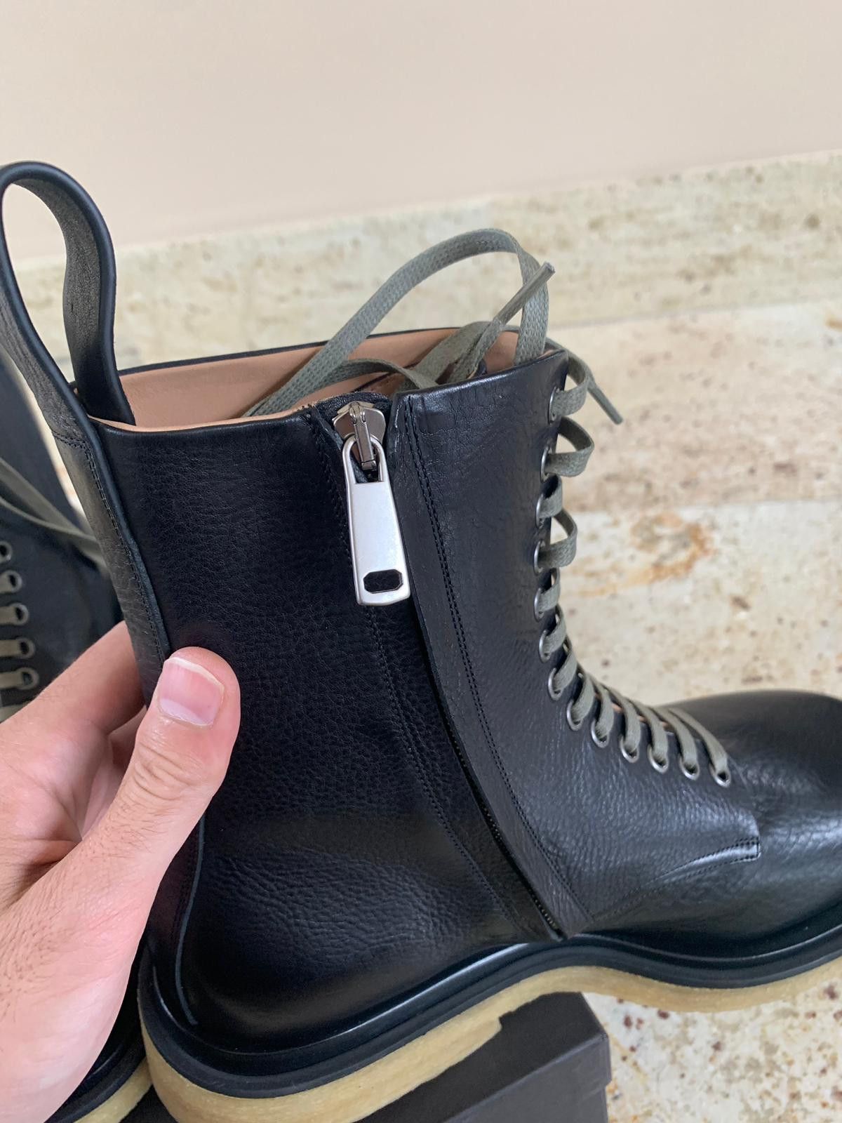 Bottega Veneta o1rshd1 Lace Up Boots in Black Size US 8 / EU 41 - 7 Thumbnail