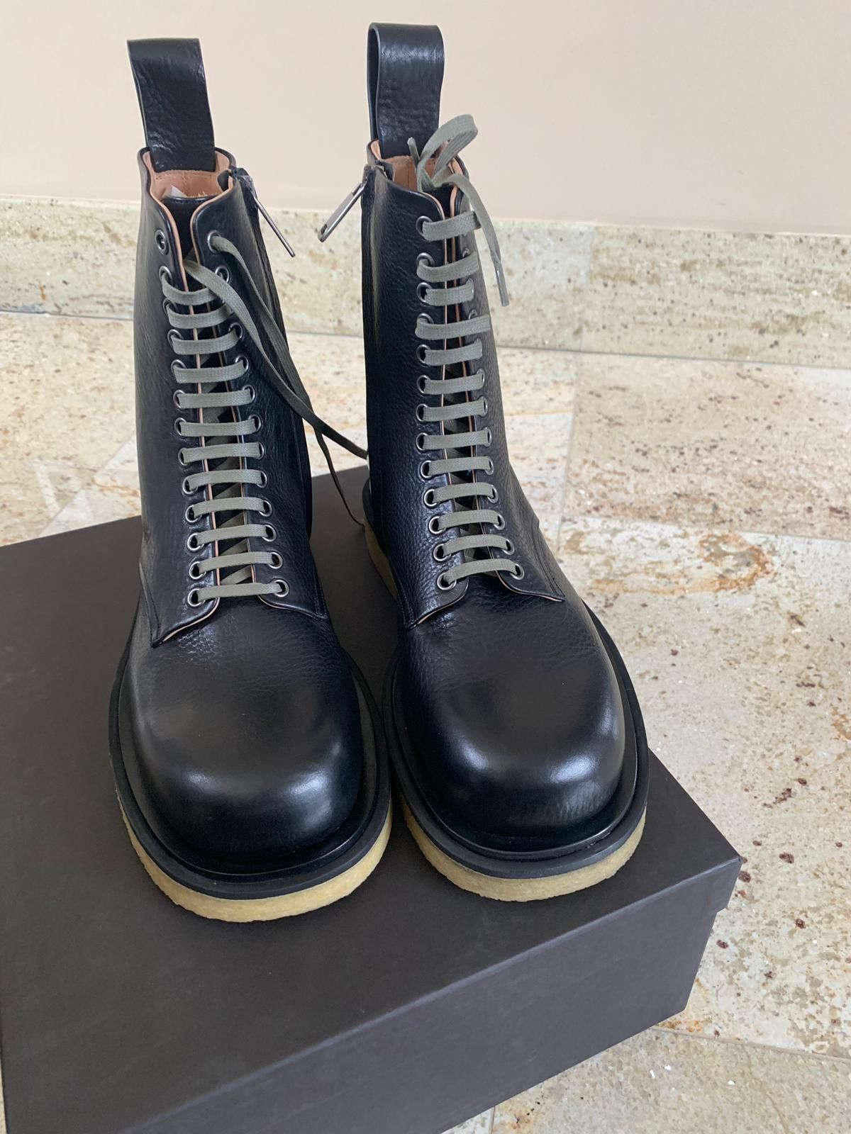 Bottega Veneta o1rshd1 Lace Up Boots in Black Size US 8 / EU 41 - 5 Thumbnail