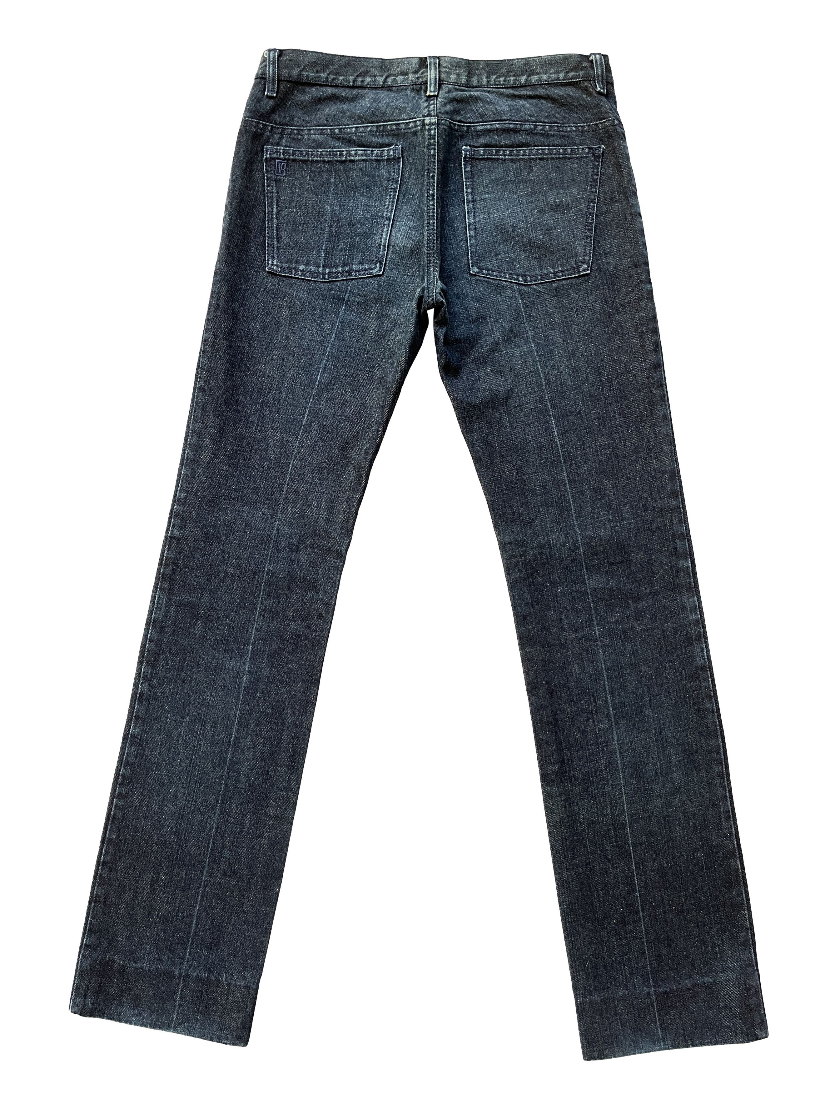 Veronique Branquinho ⚡️QUICK SALE⚡️2000s' Veronique Branquinho Blue Denim Jeans Size 28" / US 6 / IT 42 - 2 Thumbnail