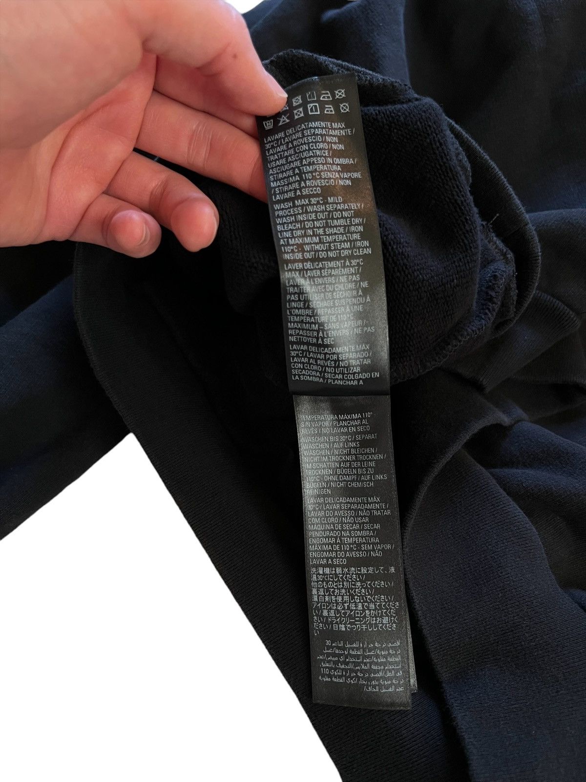 Balenciaga Black Adidas Wash Logo Hoodie Size US M / EU 48-50 / 2 - 10 Thumbnail