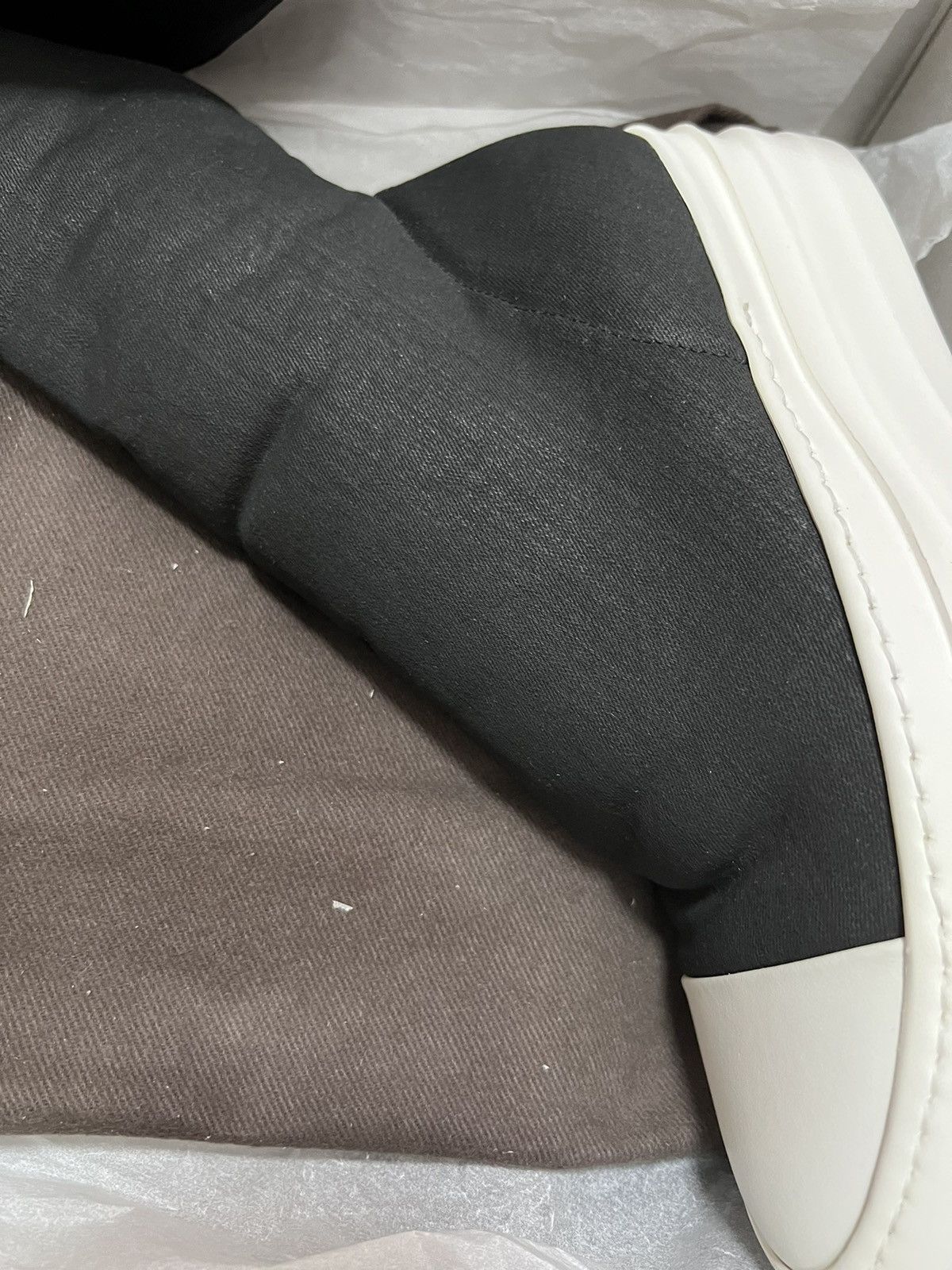 Rick Owens Drkshdw Rick owens drkshdw waxed double bumper sock sneakers sz35 Size US 5 / IT 35 - 9 Thumbnail