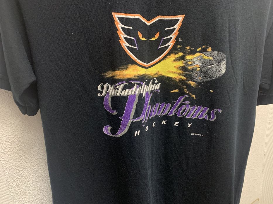 Vintage Philadelphia Phantoms Hockey Vintage T-shirt M Size 2000 