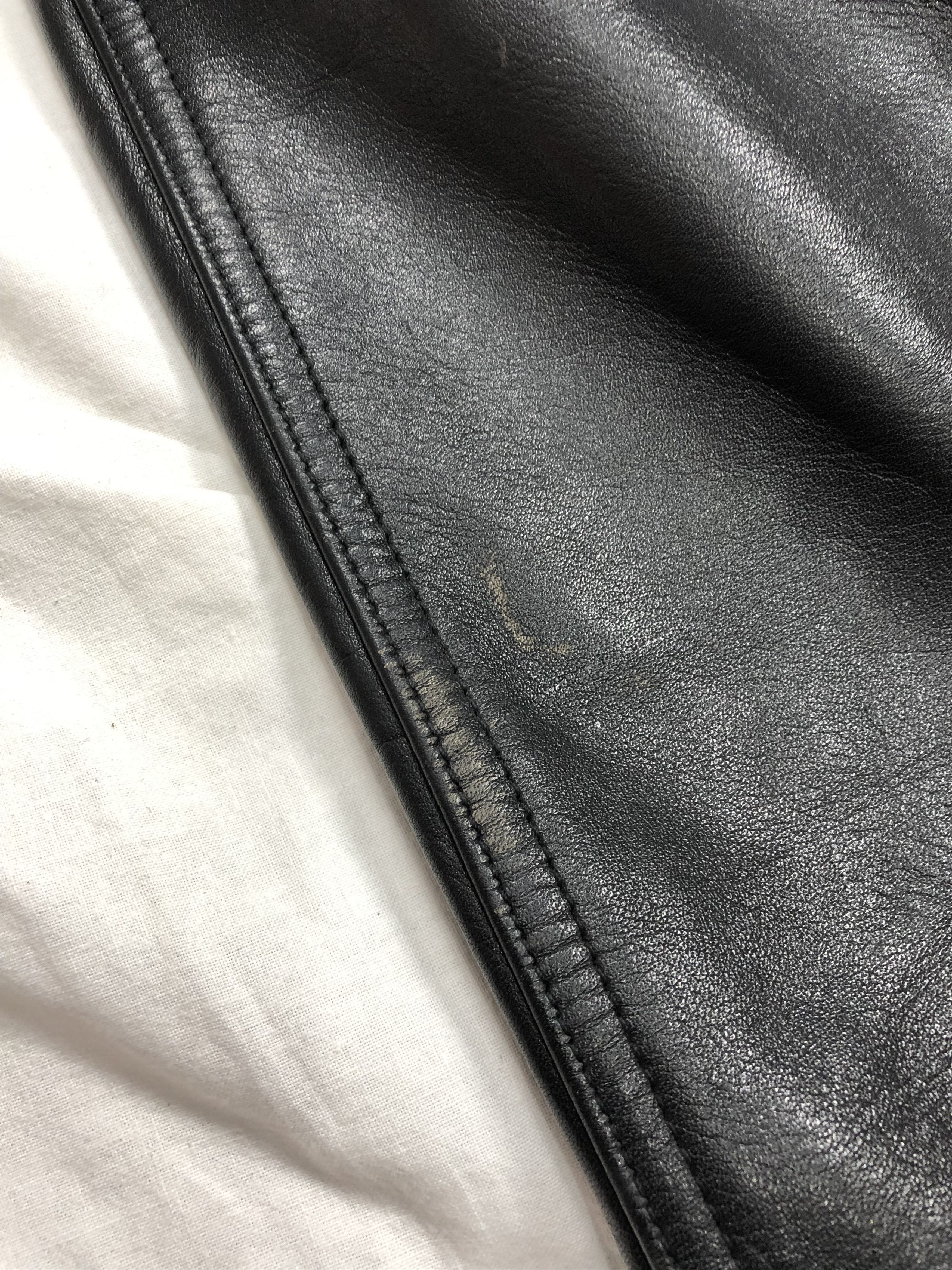 Genuine Leather Vintage 70s Lewis Leathers Real Hide Aviakit Pants Size US 32 / EU 48 - 19 Thumbnail