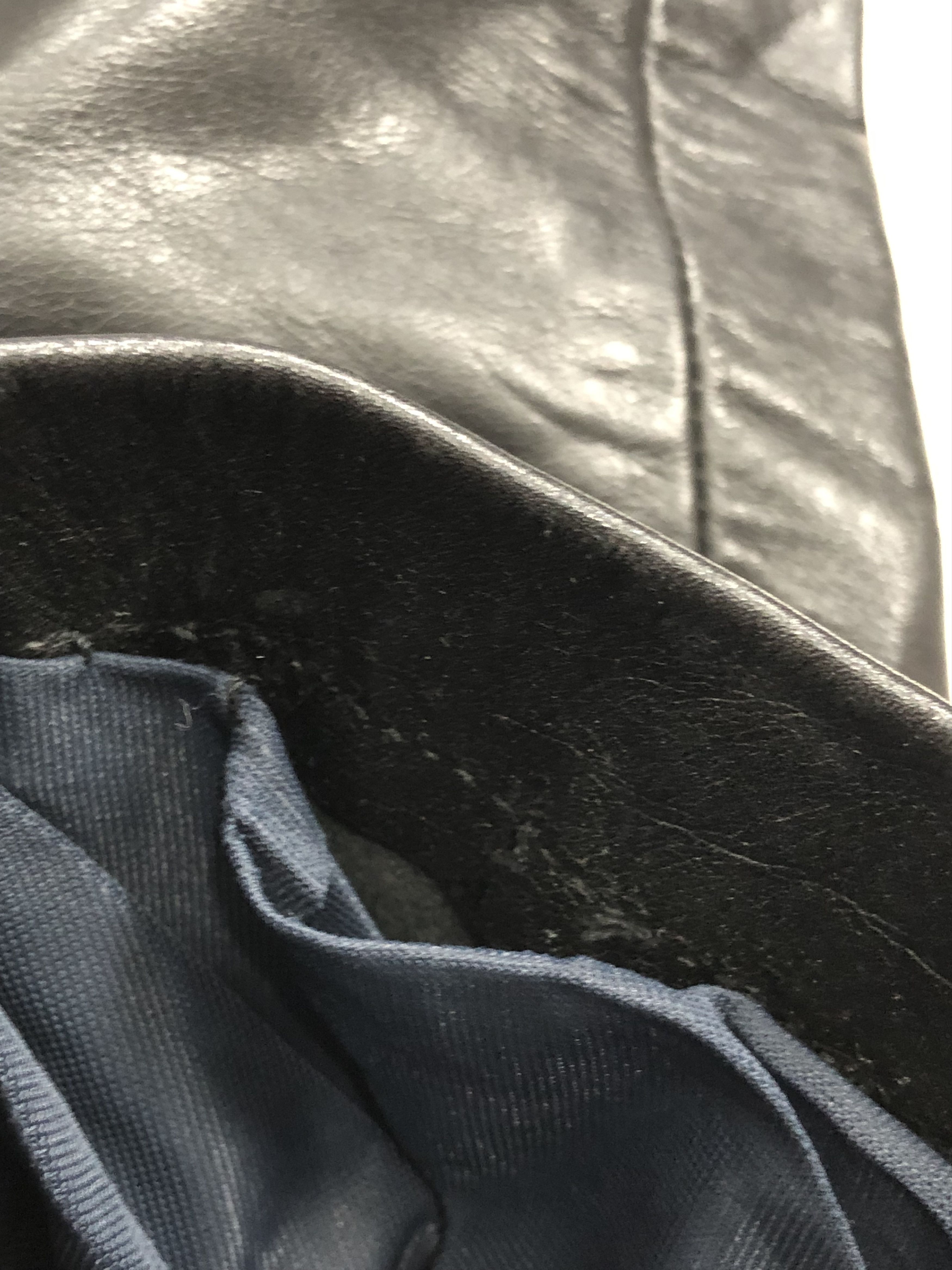 Genuine Leather Vintage 70s Lewis Leathers Real Hide Aviakit Pants Size US 32 / EU 48 - 14 Thumbnail