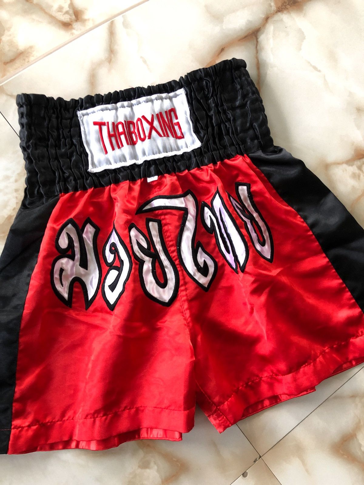 Japanese Brand × Vintage Vintage Muay Thai Boxing Shorts Size US 32 / EU 48 - 3 Thumbnail