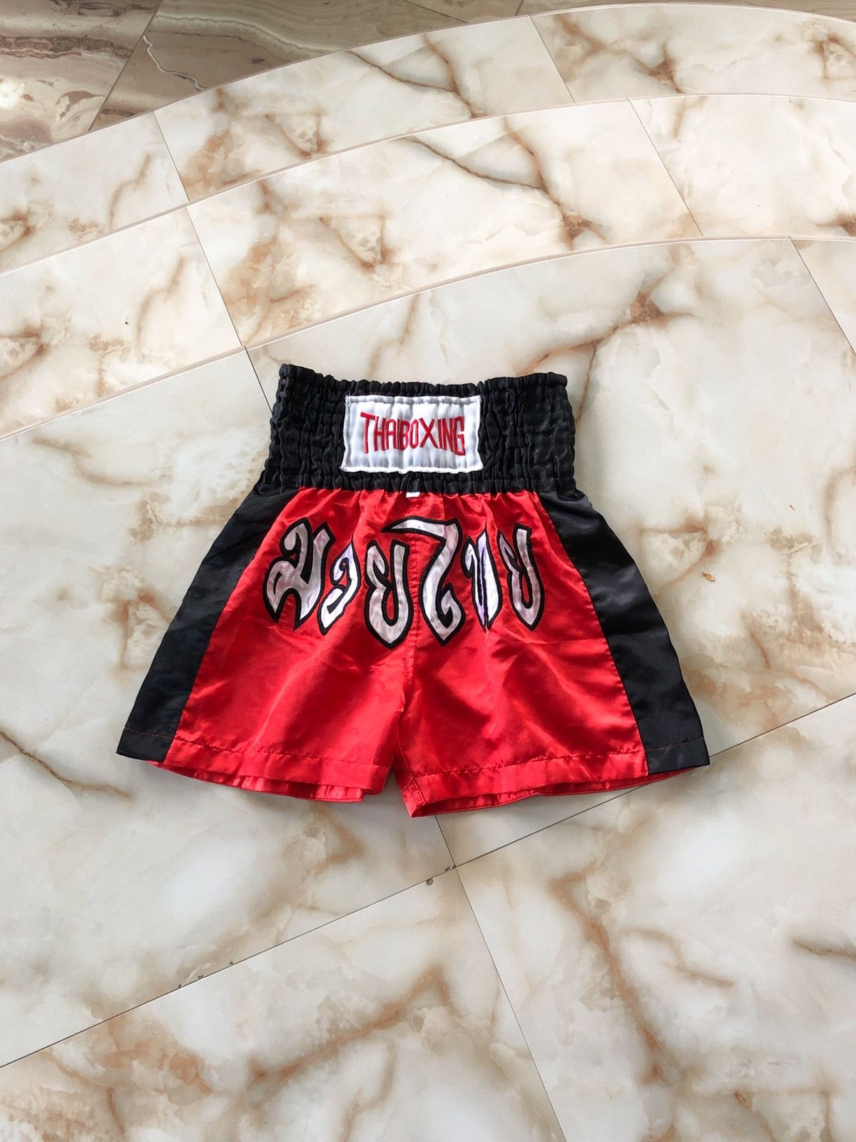 Japanese Brand × Vintage Vintage Muay Thai Boxing Shorts Size US 32 / EU 48 - 1 Thumbnail