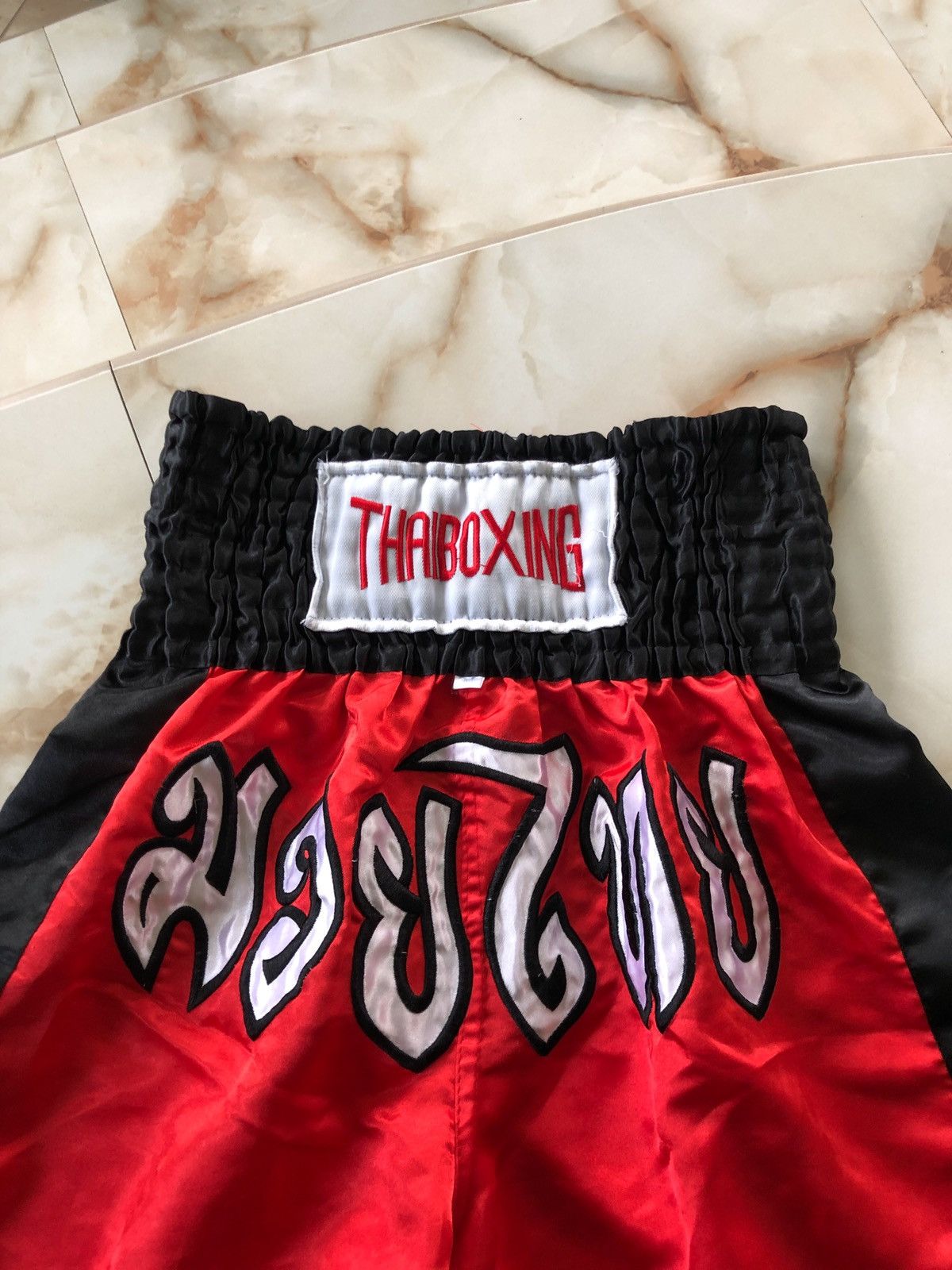 Japanese Brand × Vintage Vintage Muay Thai Boxing Shorts Size US 32 / EU 48 - 4 Thumbnail