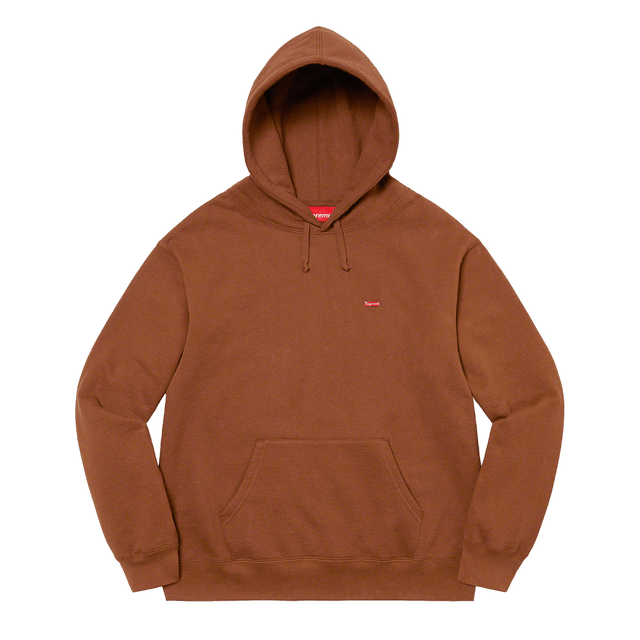 Supreme Supreme Enamel Small Box Hooded Sweatshirt in Brown - XLarge |  Grailed