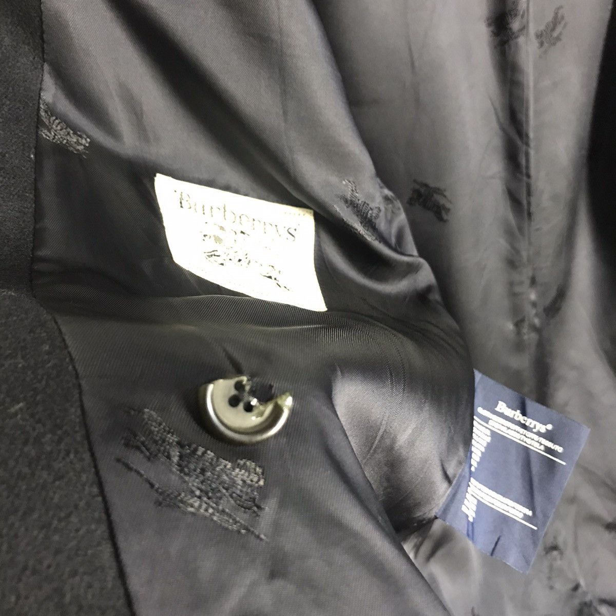 Burberry × Burberry Prorsum Burberry dark blue blazer embroidery logo made in england Size US M / EU 48-50 / 2 - 7 Thumbnail
