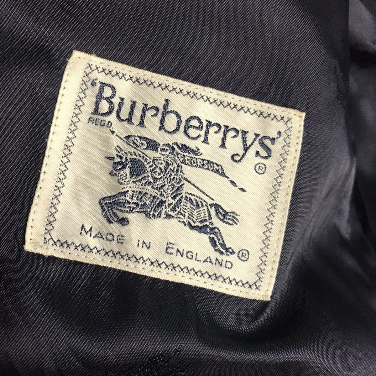 Burberry × Burberry Prorsum Burberry dark blue blazer embroidery logo made in england Size US M / EU 48-50 / 2 - 11 Thumbnail