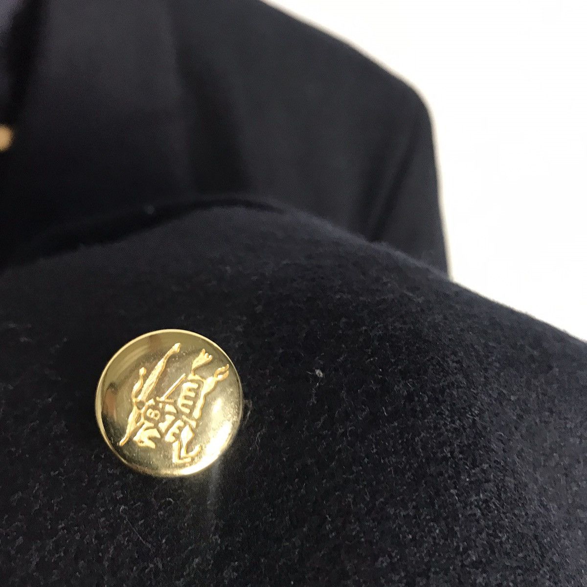 Burberry × Burberry Prorsum Burberry dark blue blazer embroidery logo made in england Size US M / EU 48-50 / 2 - 3 Thumbnail