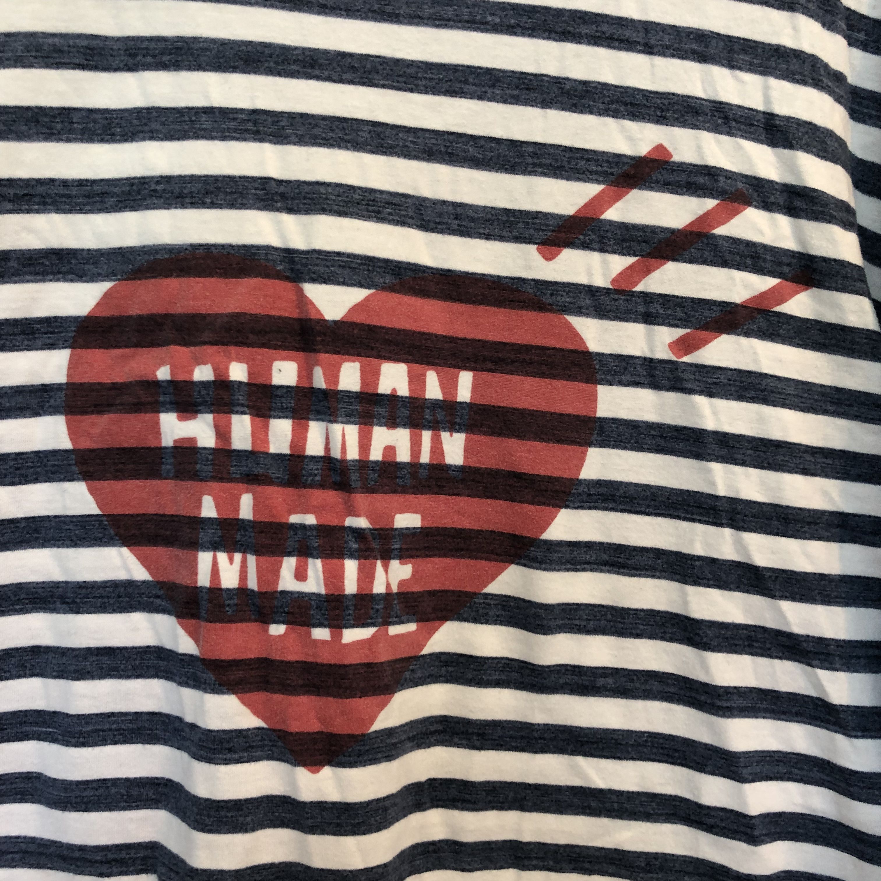Human Made Human Made Striped Heart L/S Size US M / EU 48-50 / 2 - 2 Thumbnail