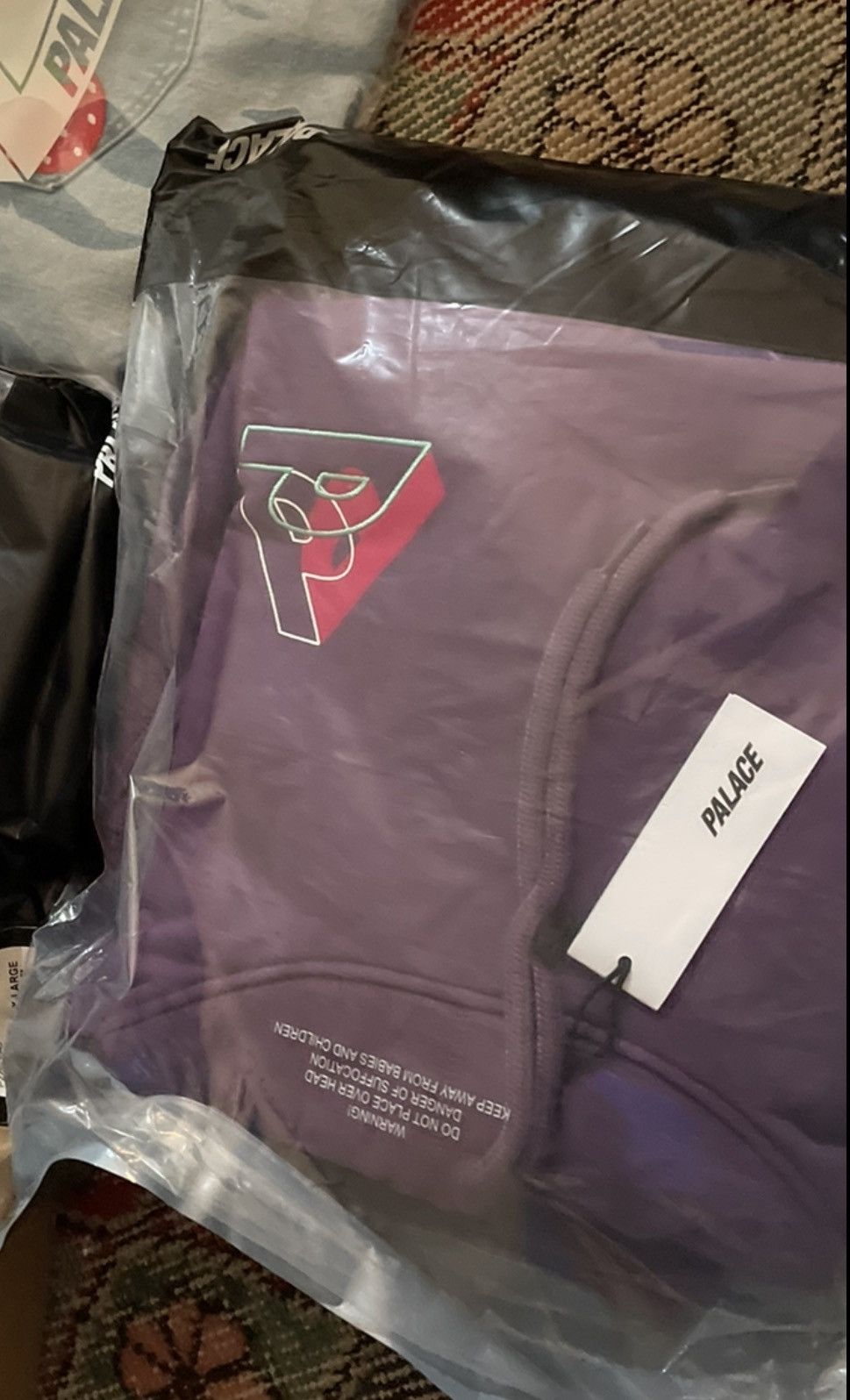 Palace PALACE BIG P HOOD PURPLE - Large New SS22 Size US L / EU 52-54 / 3 - 2 Thumbnail