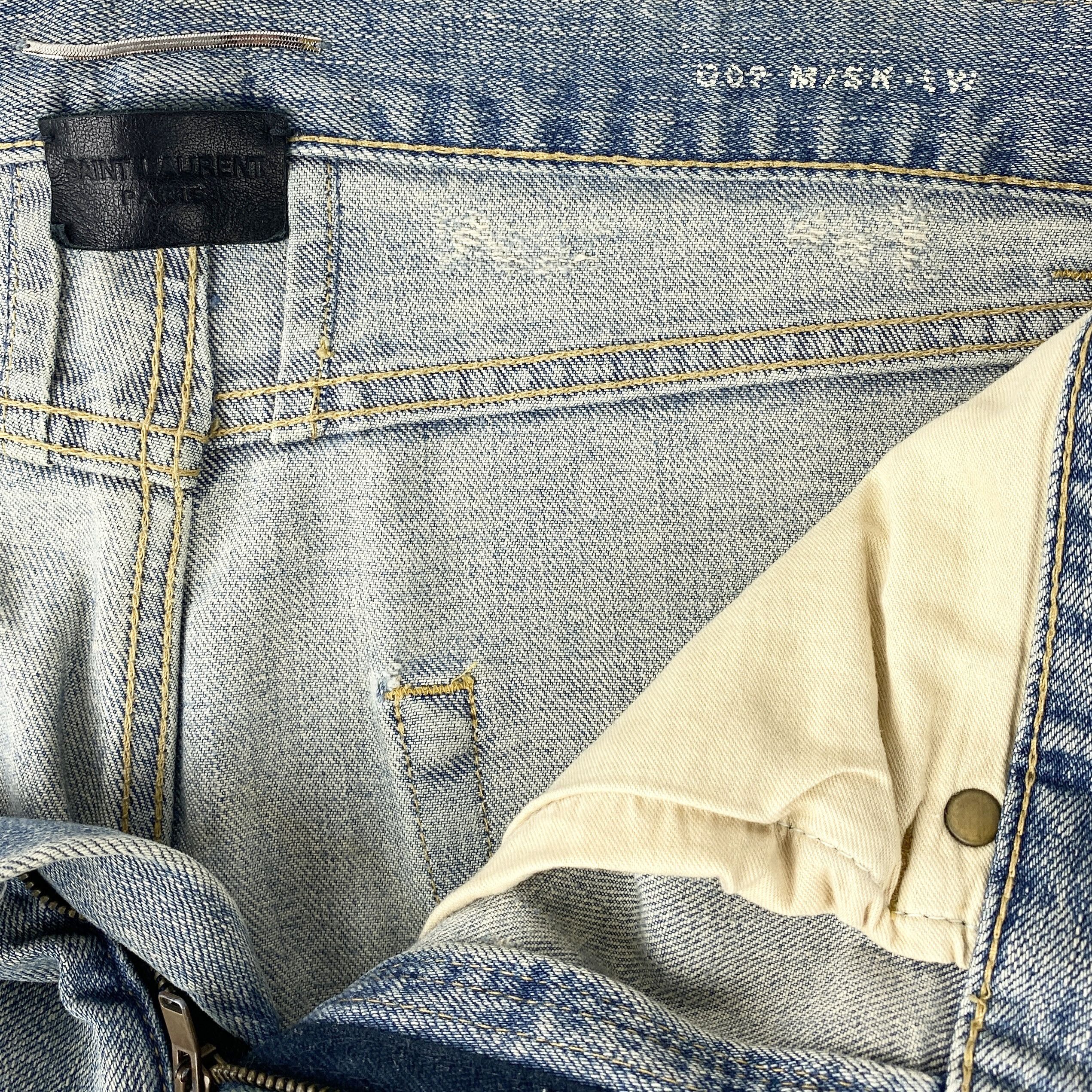 Saint Laurent Paris Saint Laurent FW13 Blowout Jeans Size US 30 / EU 46 - 7 Thumbnail