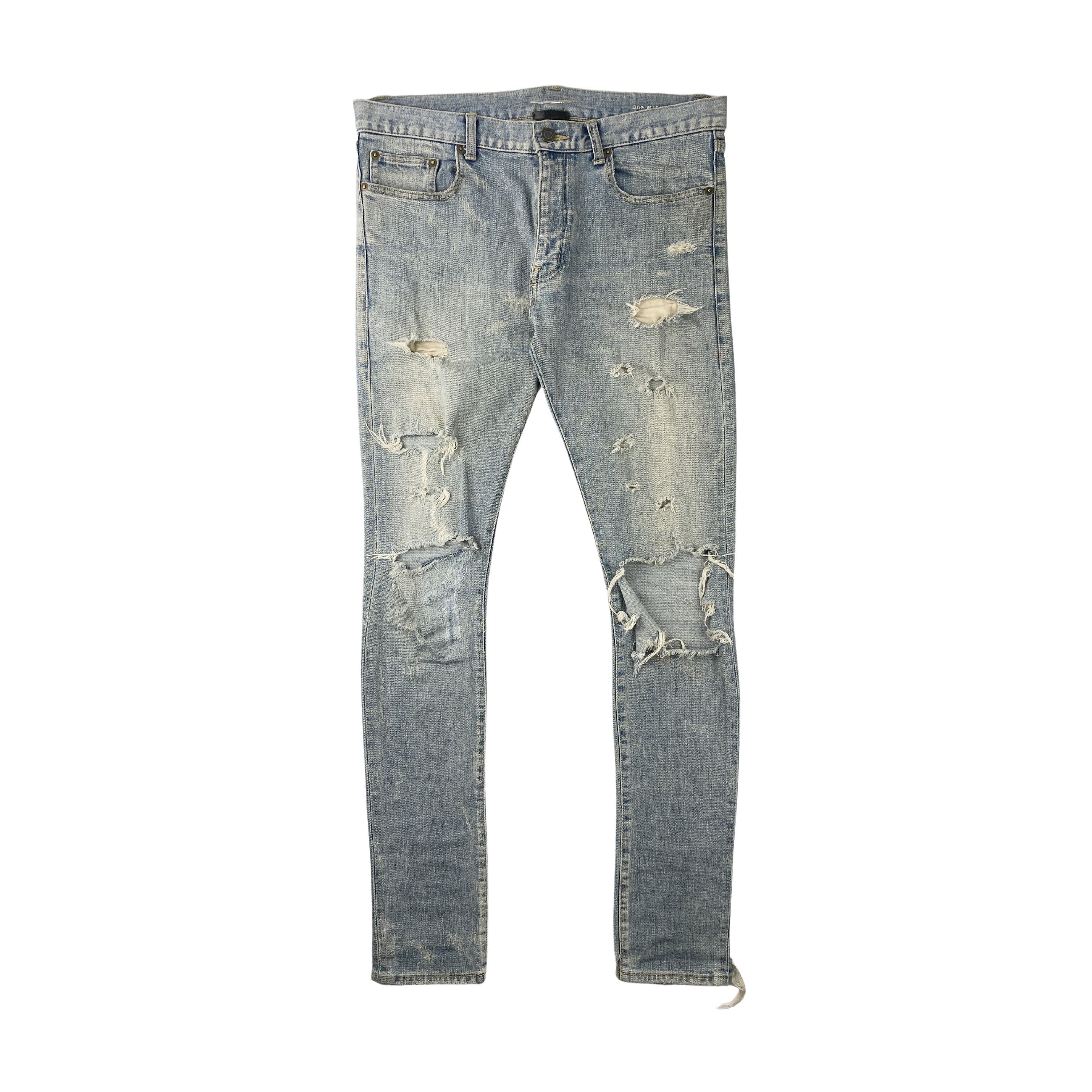 Saint Laurent Paris Saint Laurent FW13 Blowout Jeans Size US 30 / EU 46 - 1 Thumbnail