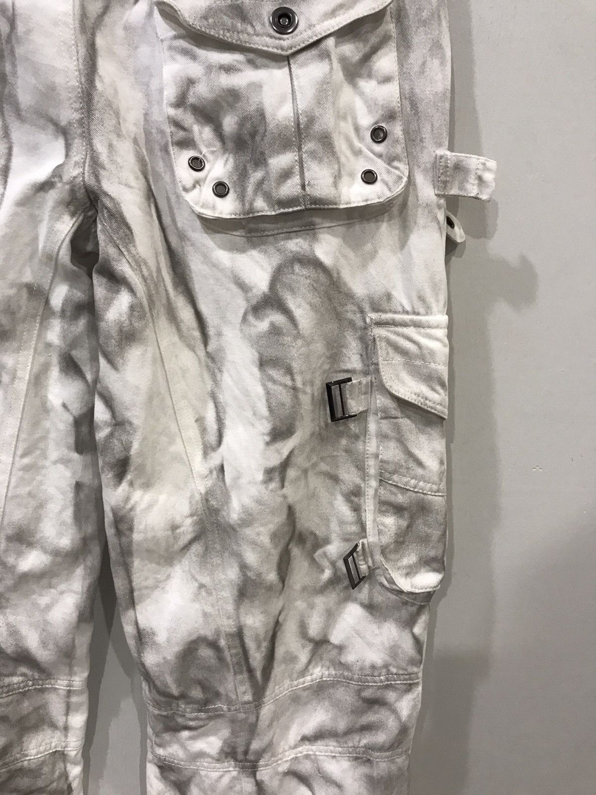Japanese Brand × Seditionaries MIDAS Japan Smoky Effect Multipockets Tactical Cargo Pant Size US 33 - 13 Thumbnail
