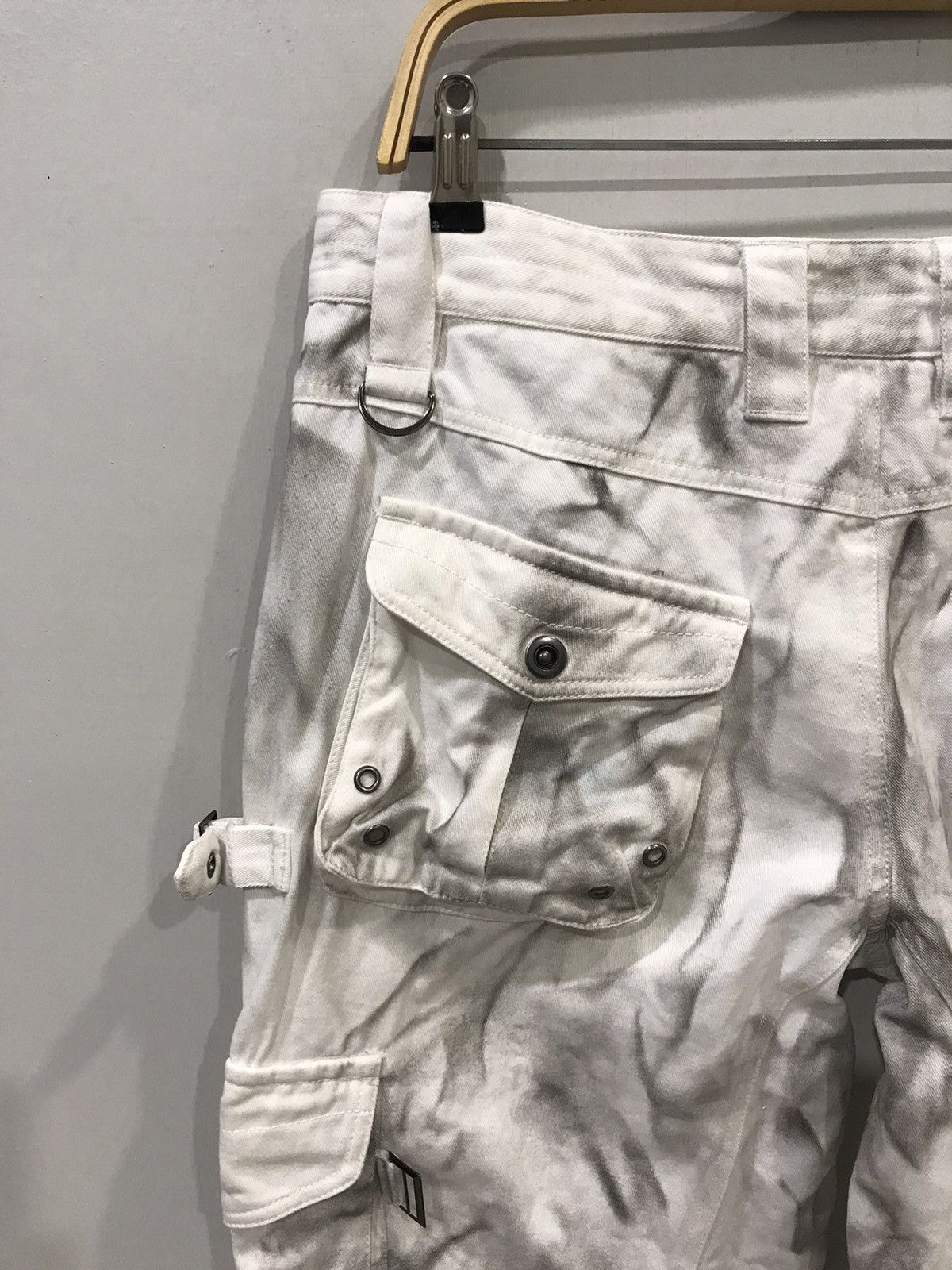 Japanese Brand × Seditionaries MIDAS Japan Smoky Effect Multipockets Tactical Cargo Pant Size US 33 - 12 Thumbnail