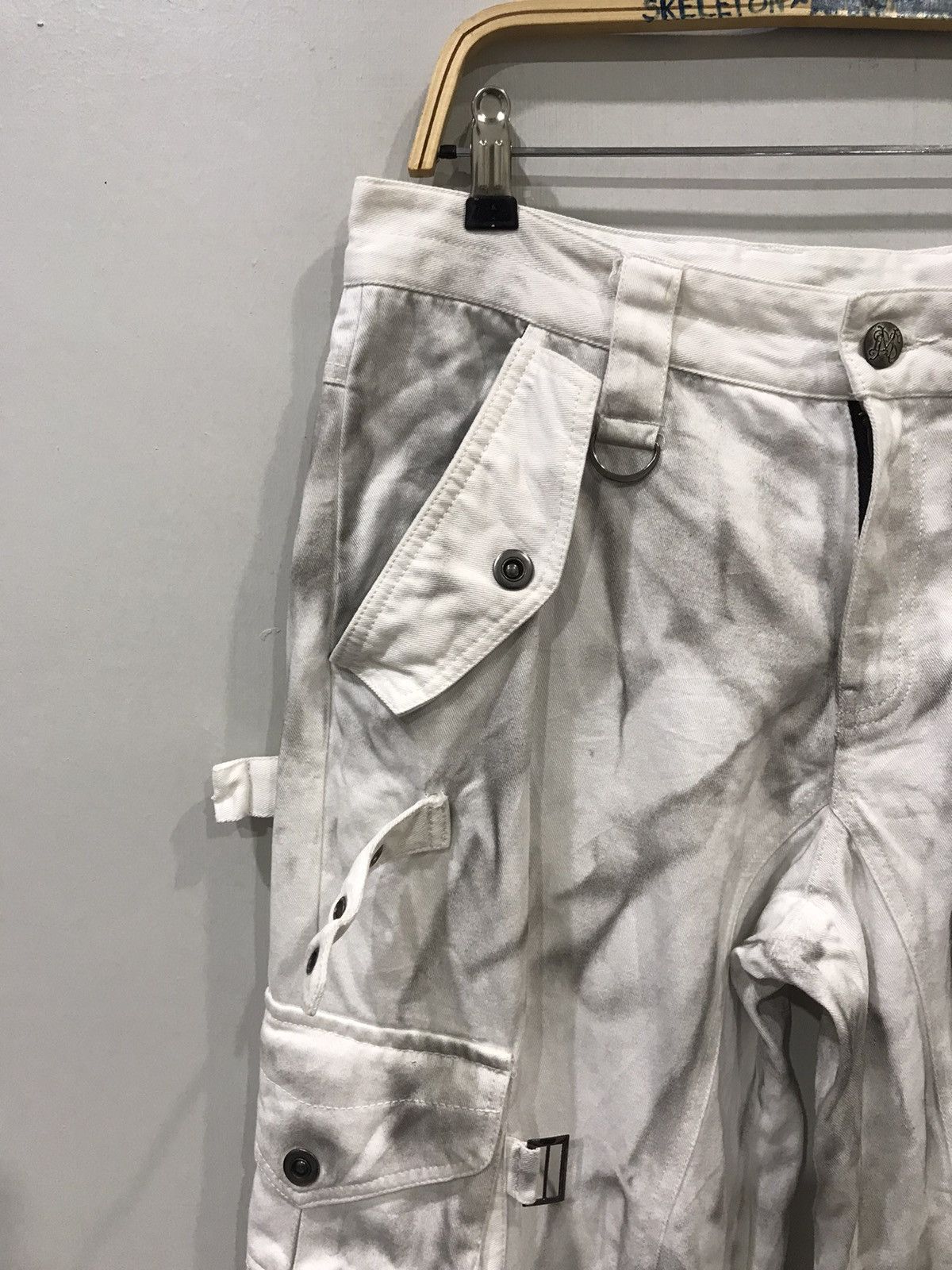Japanese Brand × Seditionaries MIDAS Japan Smoky Effect Multipockets Tactical Cargo Pant Size US 33 - 3 Thumbnail