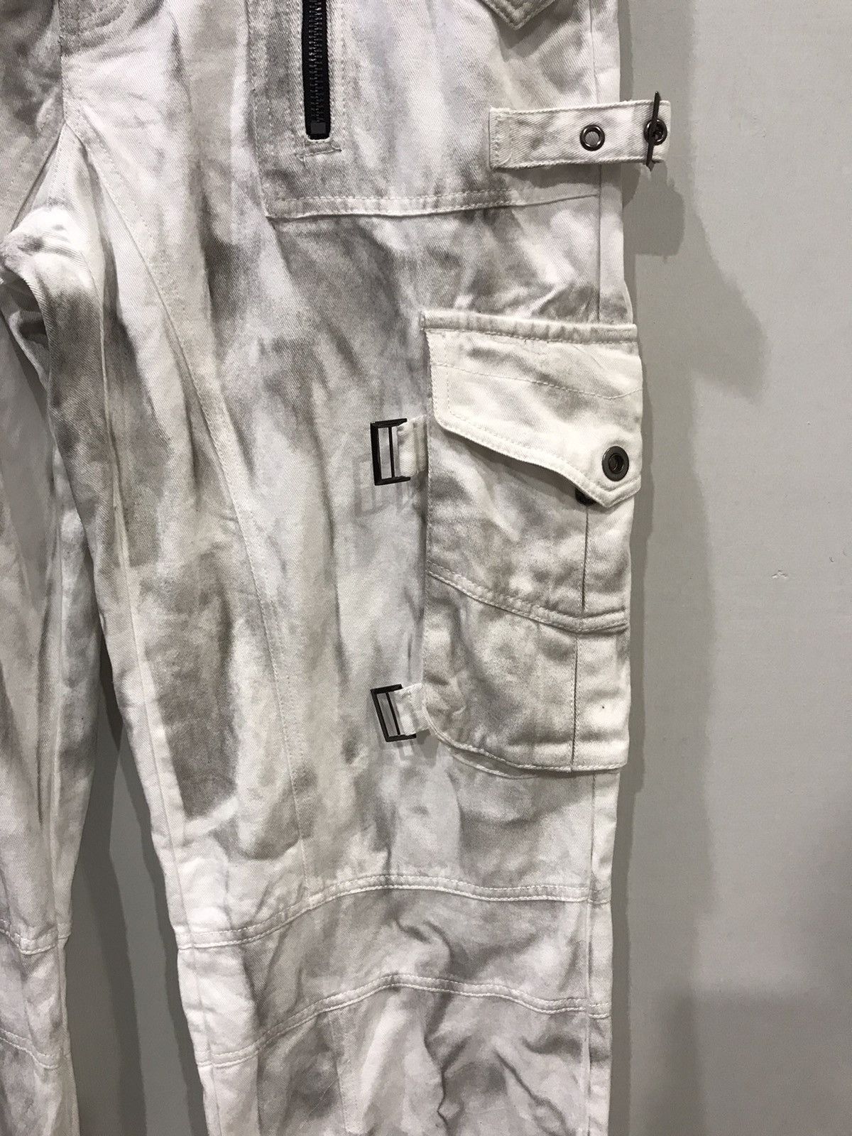 Japanese Brand × Seditionaries MIDAS Japan Smoky Effect Multipockets Tactical Cargo Pant Size US 33 - 4 Thumbnail