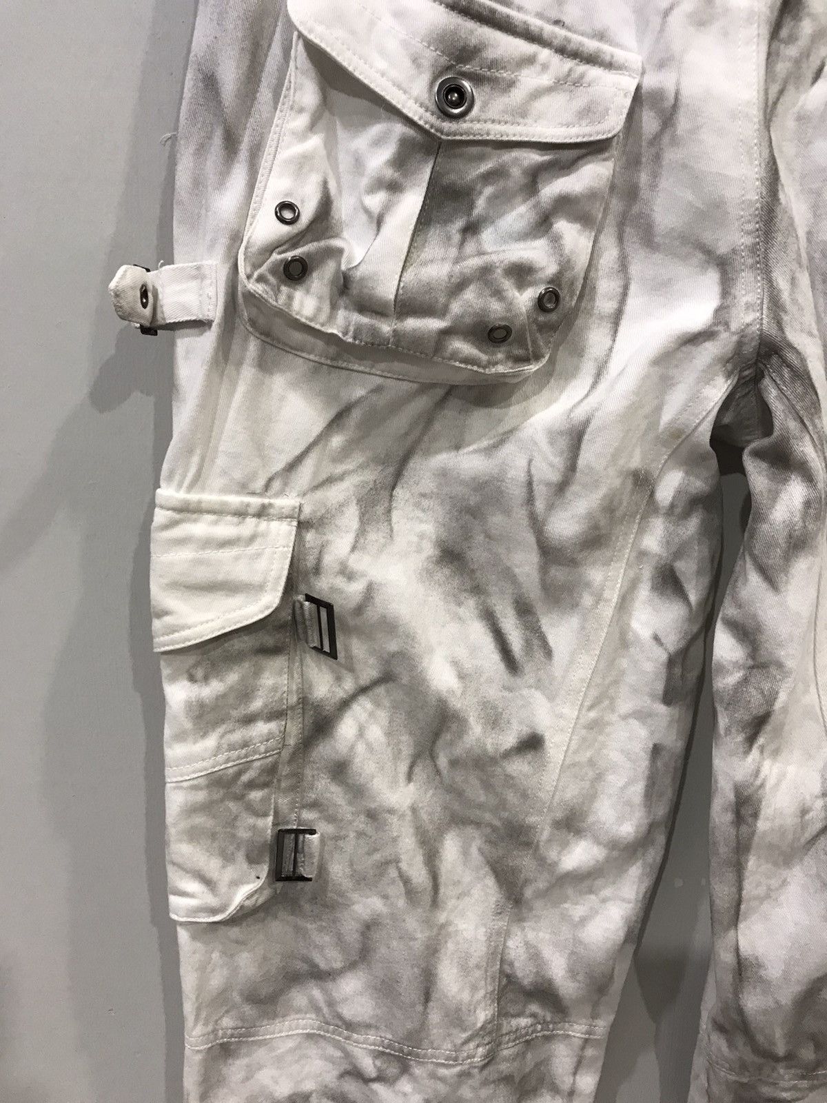 Japanese Brand × Seditionaries MIDAS Japan Smoky Effect Multipockets Tactical Cargo Pant Size US 33 - 14 Thumbnail