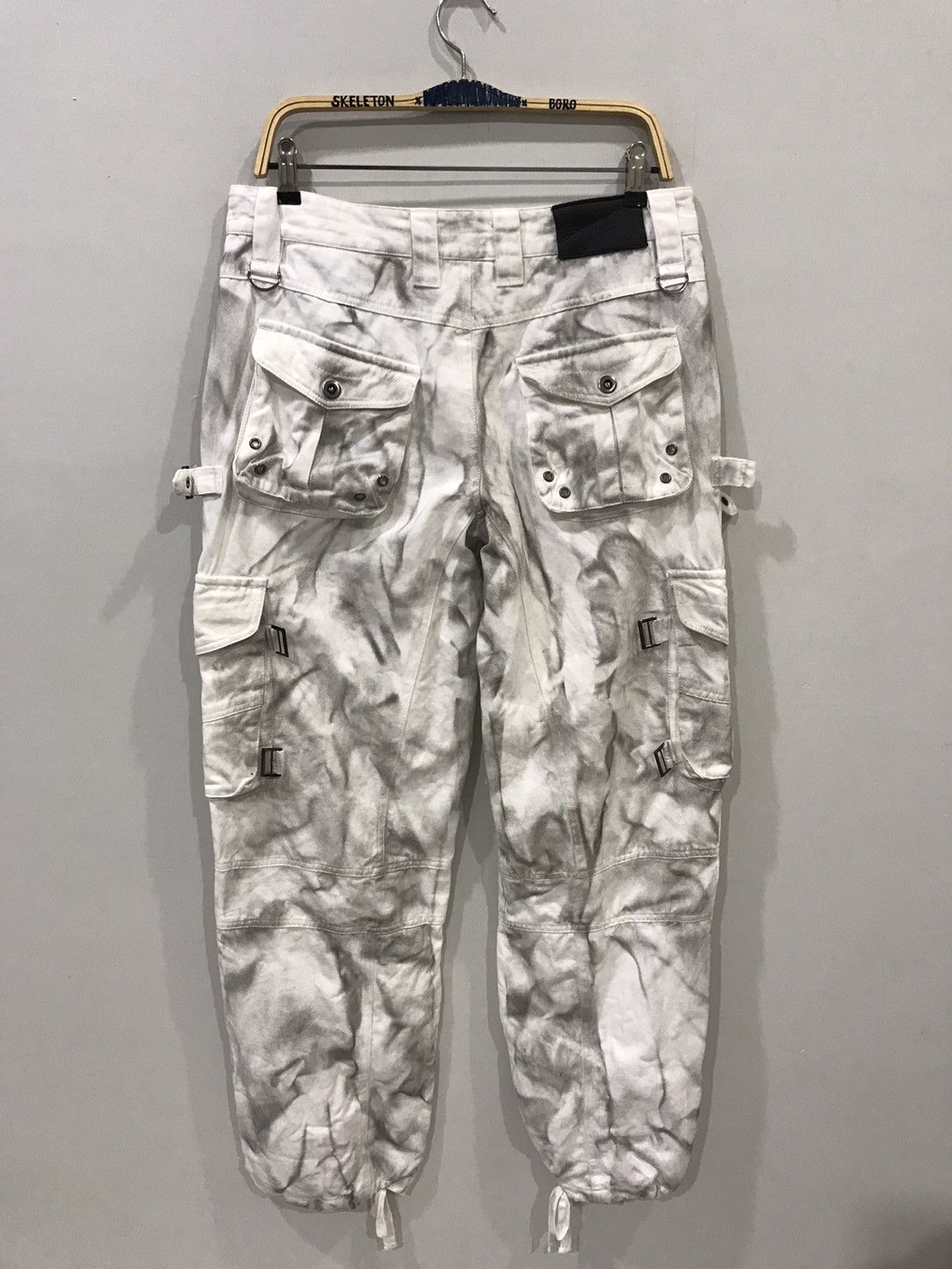 Japanese Brand × Seditionaries MIDAS Japan Smoky Effect Multipockets Tactical Cargo Pant Size US 33 - 10 Thumbnail
