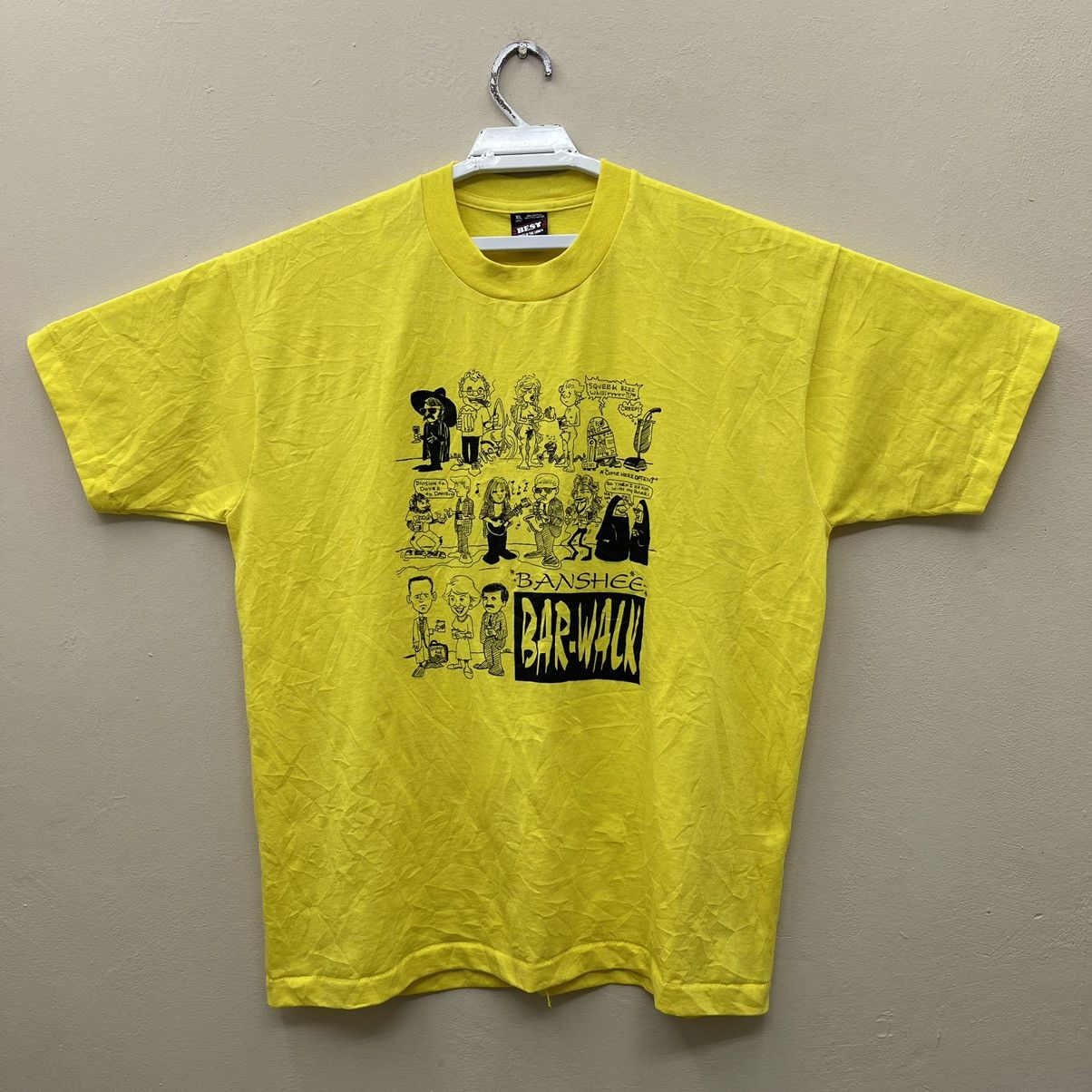 Vintage 90s Banshee Bar-Walk Parody Graphic T-Shirt