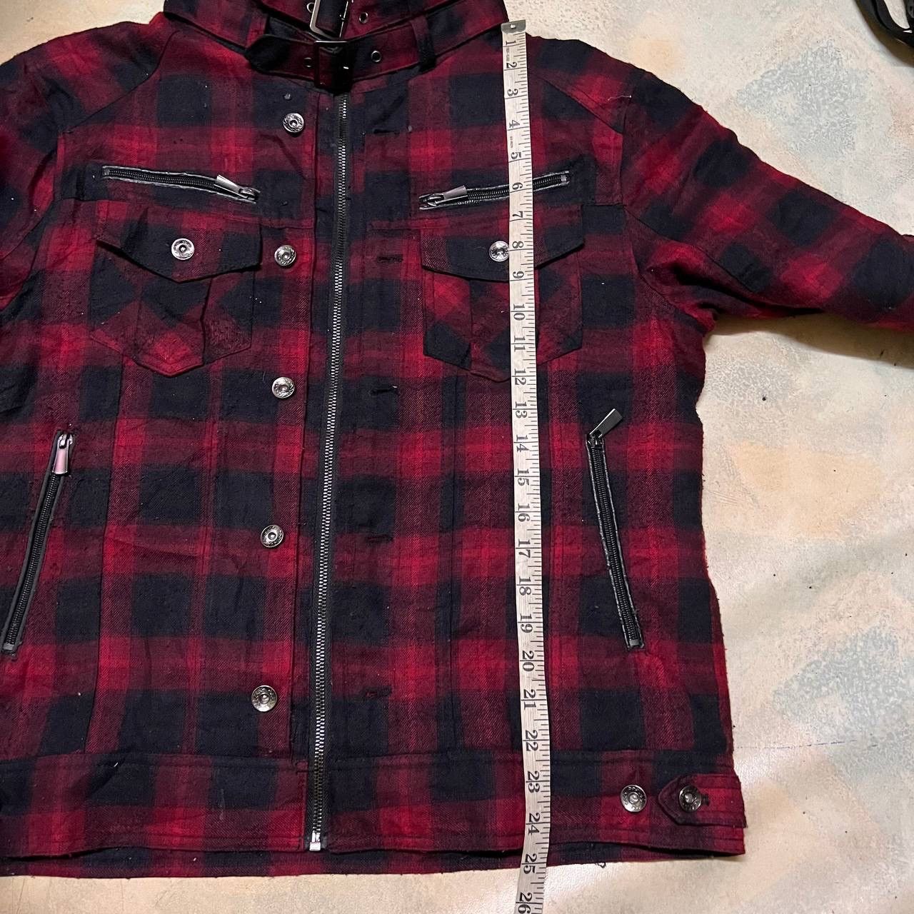 Japanese Brand Punk Style Jacket Red Tartan Seditionaries Fashion Size US XL / EU 56 / 4 - 6 Thumbnail
