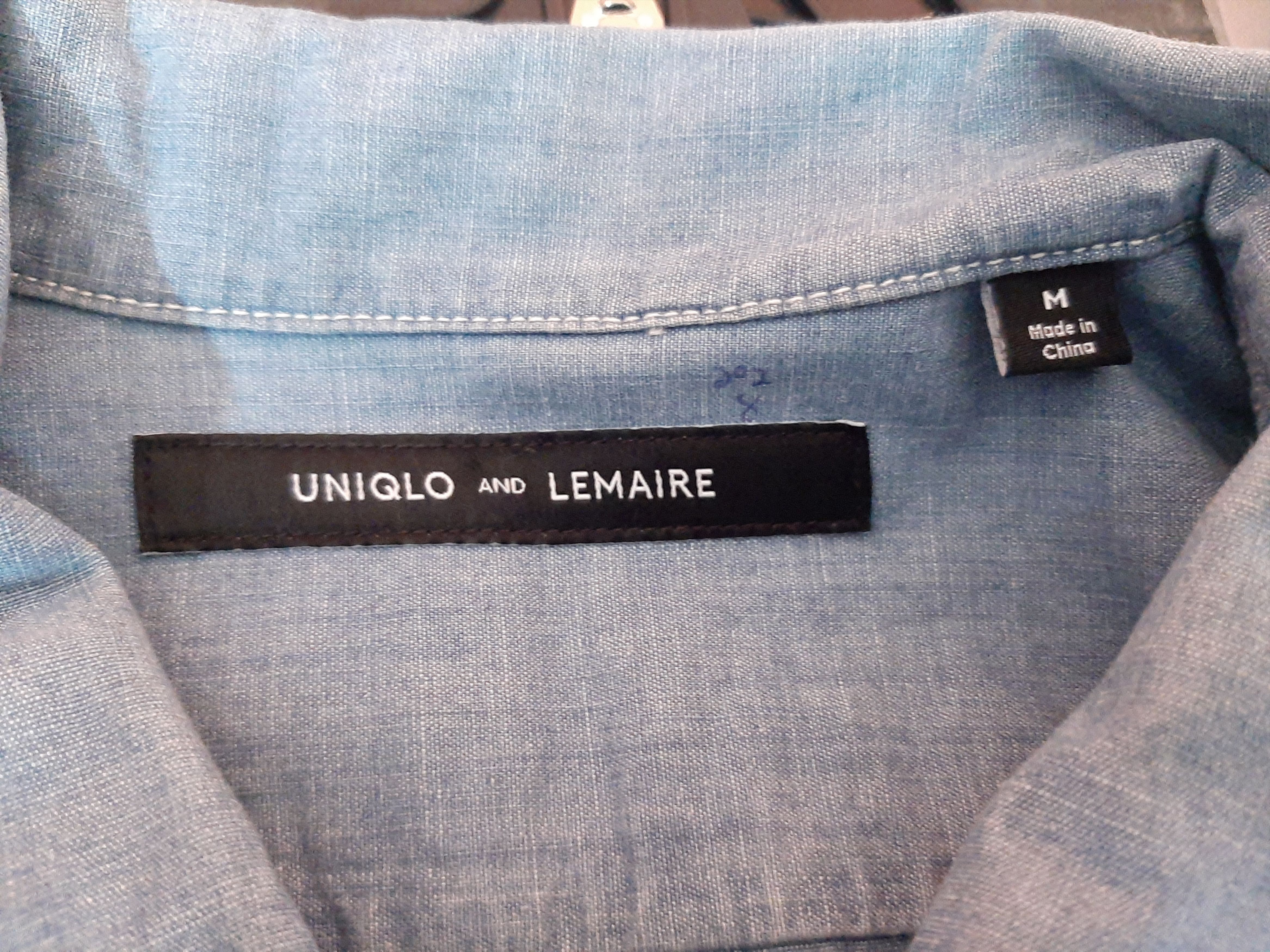 Lemaire × Uniqlo Uniqlo X Lemaire Single Pocket Chambray Shirt Size US M / EU 48-50 / 2 - 5 Thumbnail