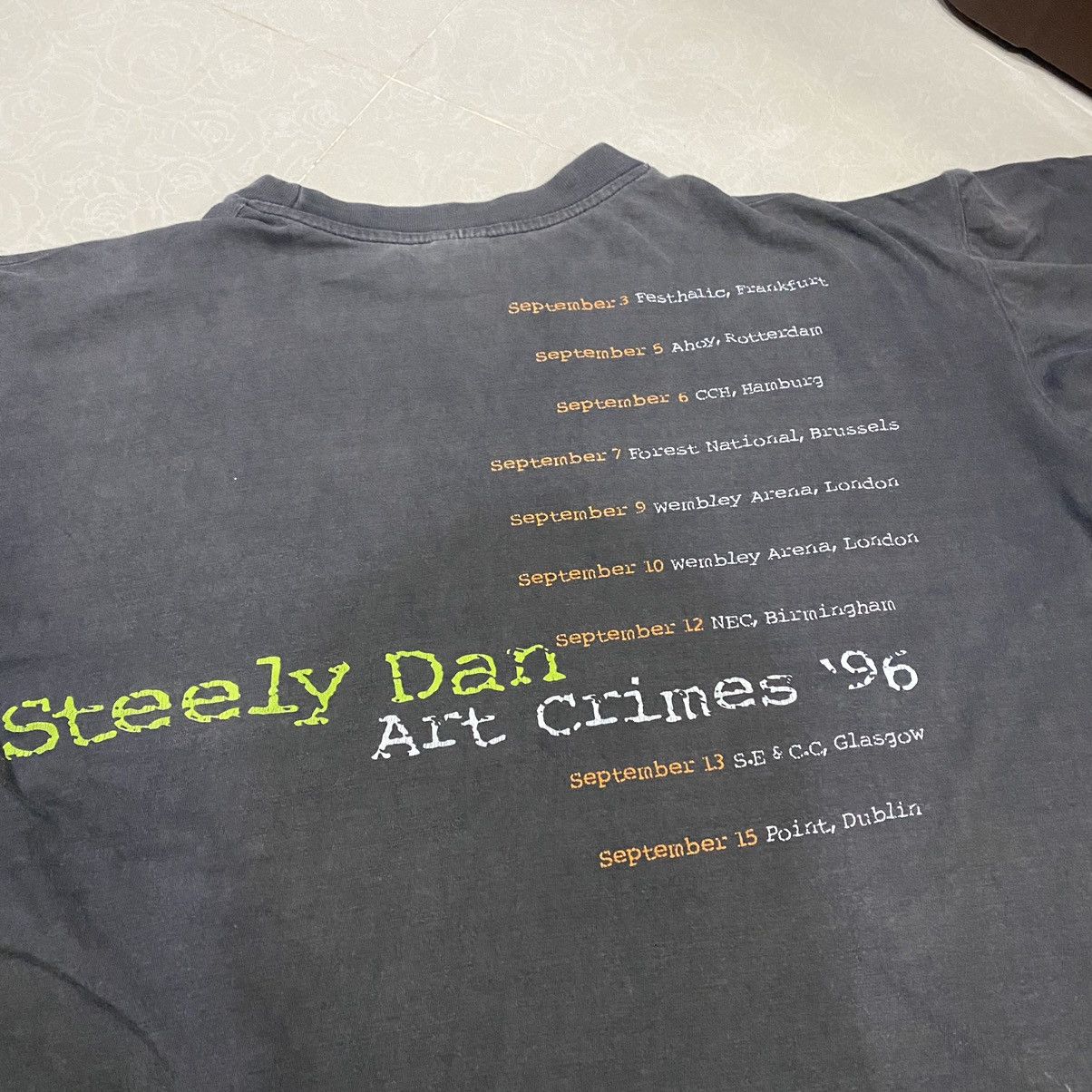 Band Tees × Vintage Vintage 90s Steely Dan - Art Crimes '96 Size US XL / EU 56 / 4 - 4 Thumbnail