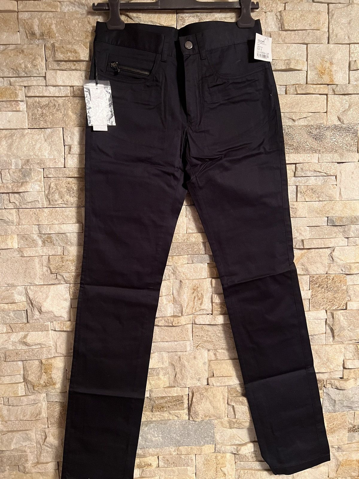 Image of Versace Collection Black Slim Cotton Jeans Size 30, Men's