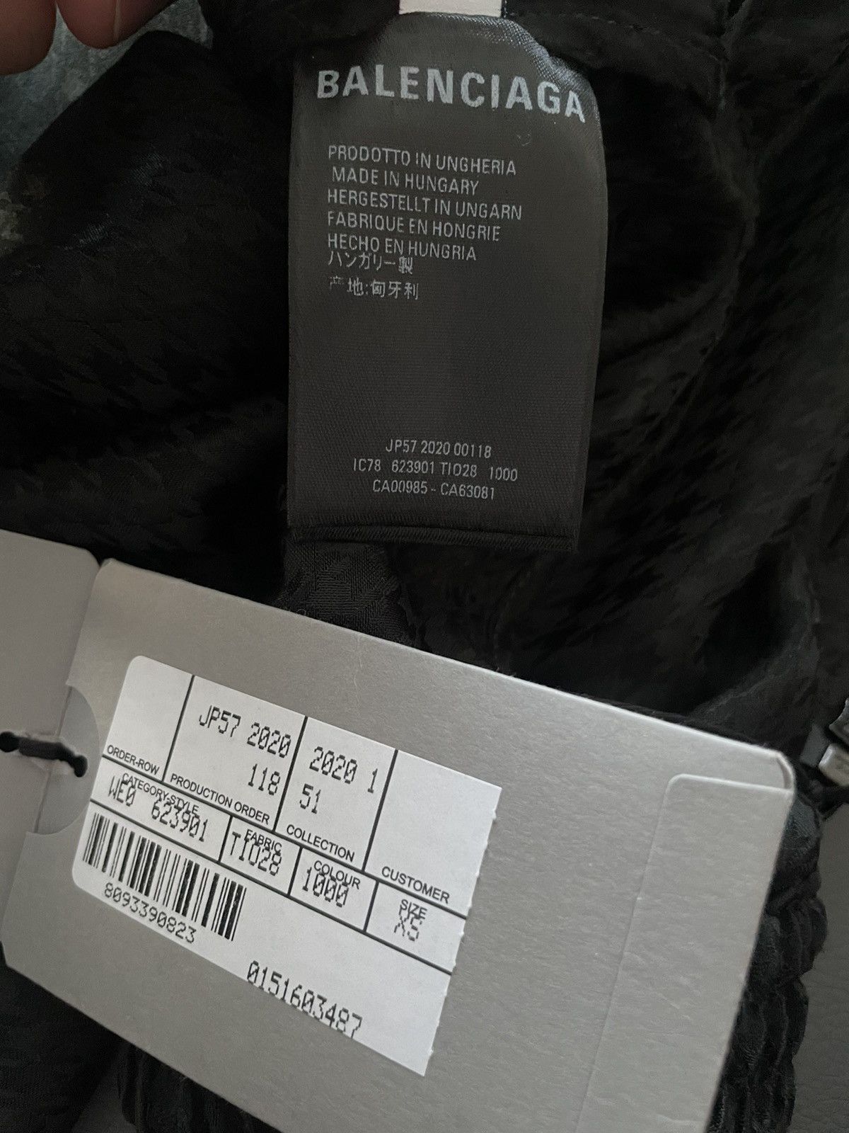 Balenciaga $2k Value NEW Houndstooth Jacquard Windbreaker Shirt Jacket Size US L / EU 52-54 / 3 - 9 Thumbnail
