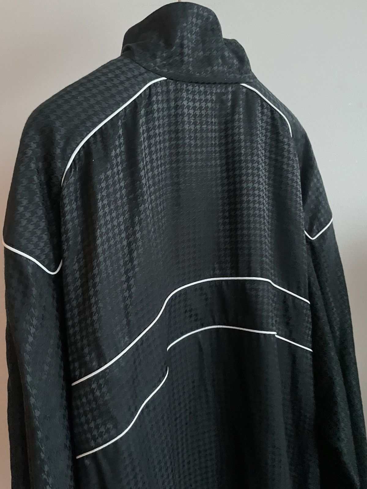 Balenciaga $2k Value NEW Houndstooth Jacquard Windbreaker Shirt Jacket Size US L / EU 52-54 / 3 - 22 Thumbnail