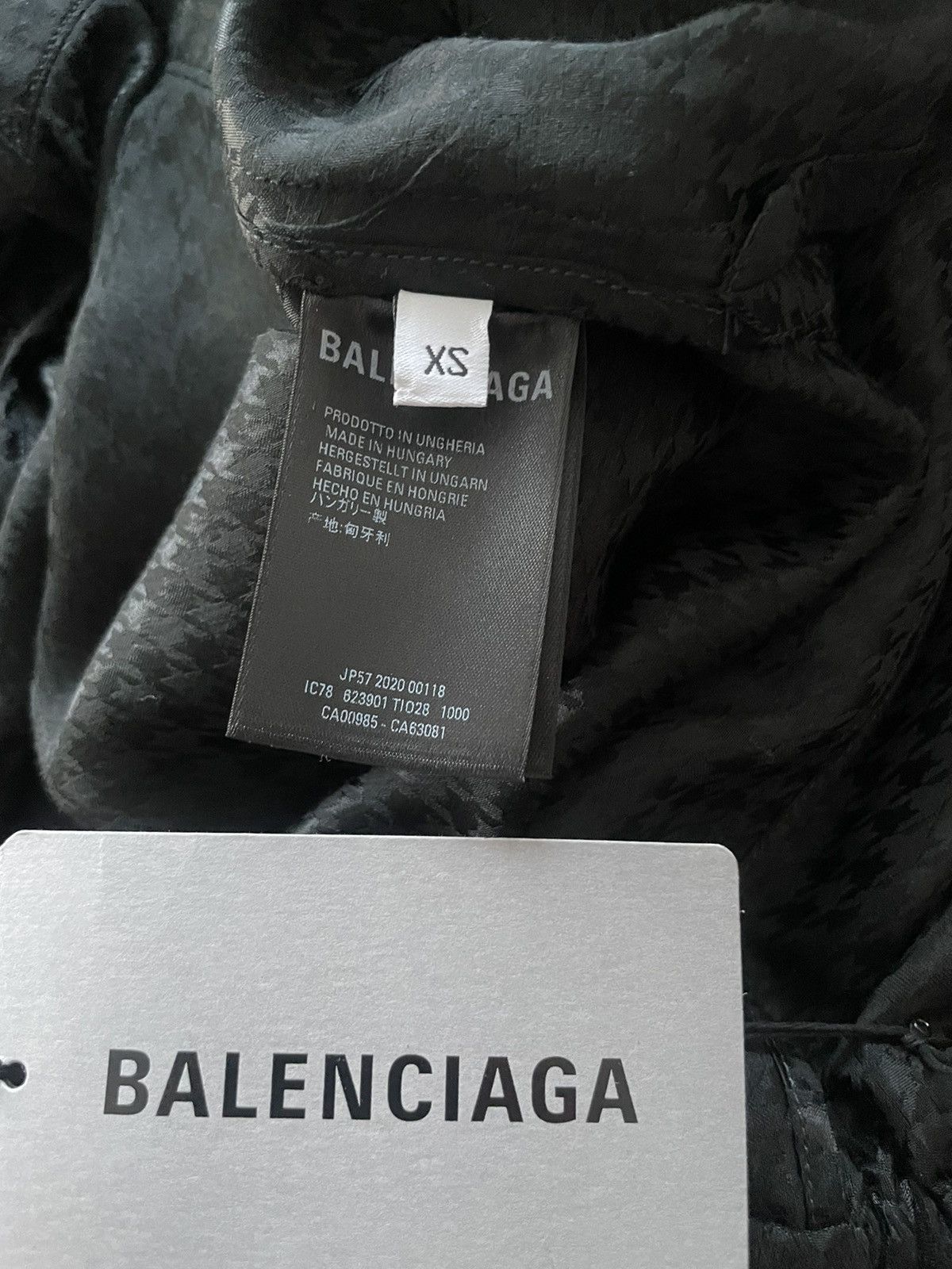 Balenciaga $2k Value NEW Houndstooth Jacquard Windbreaker Shirt Jacket Size US L / EU 52-54 / 3 - 7 Thumbnail