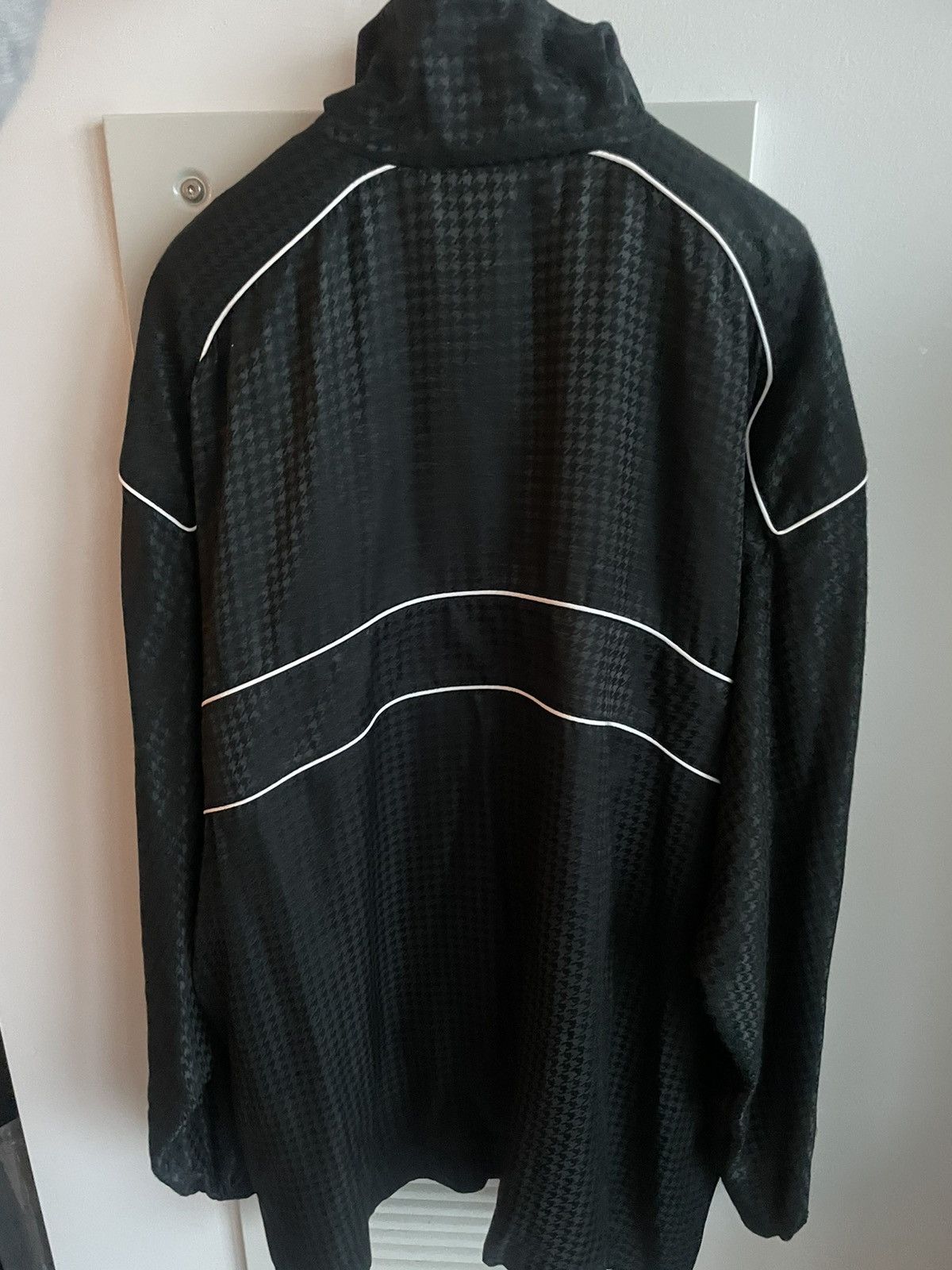 Balenciaga $2k Value NEW Houndstooth Jacquard Windbreaker Shirt Jacket Size US L / EU 52-54 / 3 - 8 Thumbnail