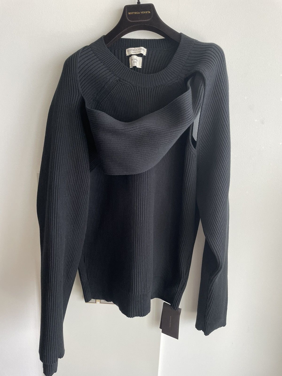 Bottega Veneta Super Runway Limited Edition Distress Sweater Daniel Lee Size US XL / EU 56 / 4 - 2 Thumbnail