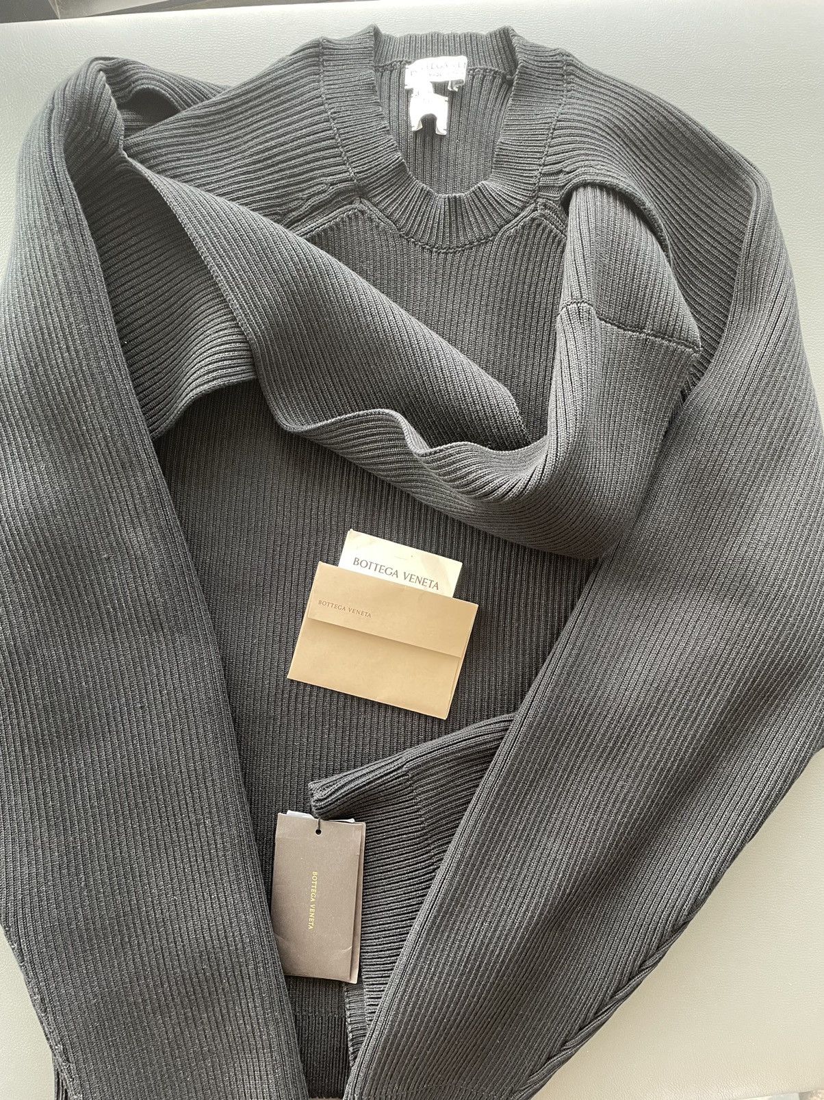 Bottega Veneta Super Runway Limited Edition Distress Sweater Daniel Lee Size US XL / EU 56 / 4 - 8 Thumbnail