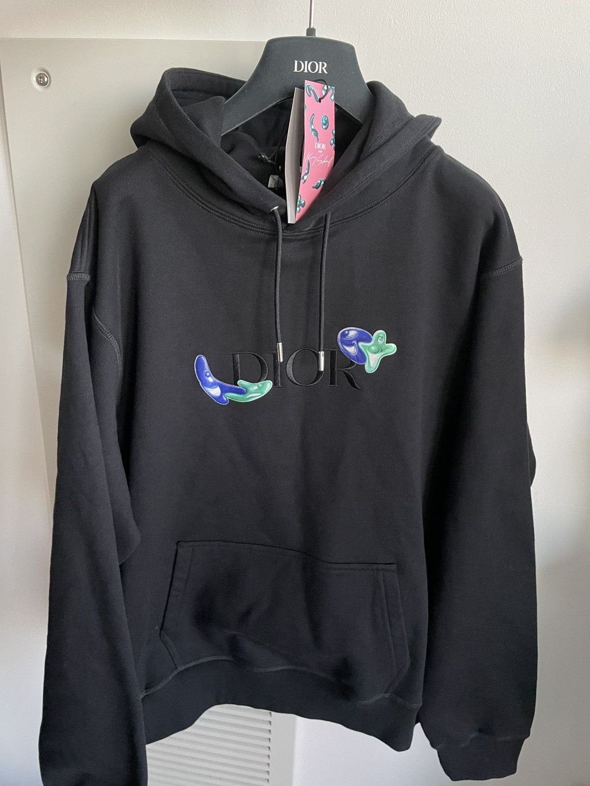Dior $2,500 Sold Out Dior x Kenny Scharf Super Runway Logo Hoodie Size US XL / EU 56 / 4 - 1 Thumbnail