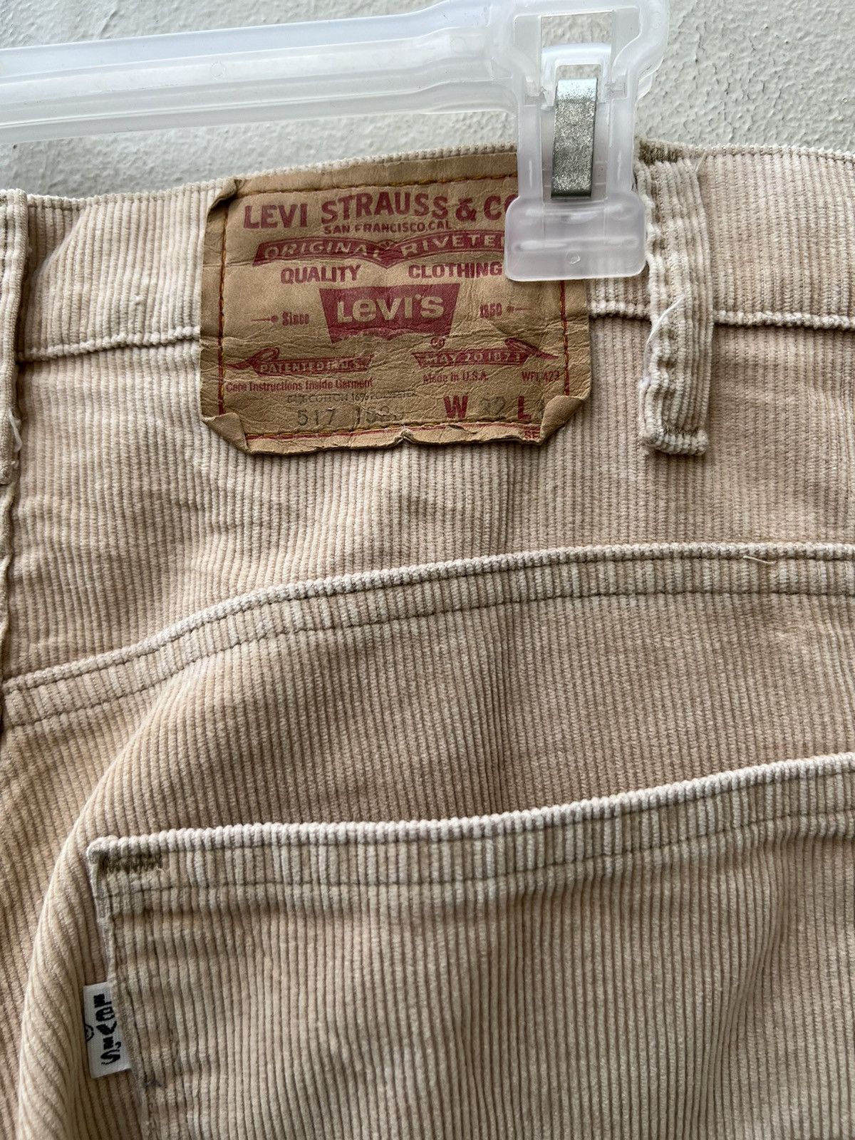 Levi's Vintage 70s Levi’s 517 Sun Fade Corduroy Flare Jeans Size US 31 - 17 Thumbnail