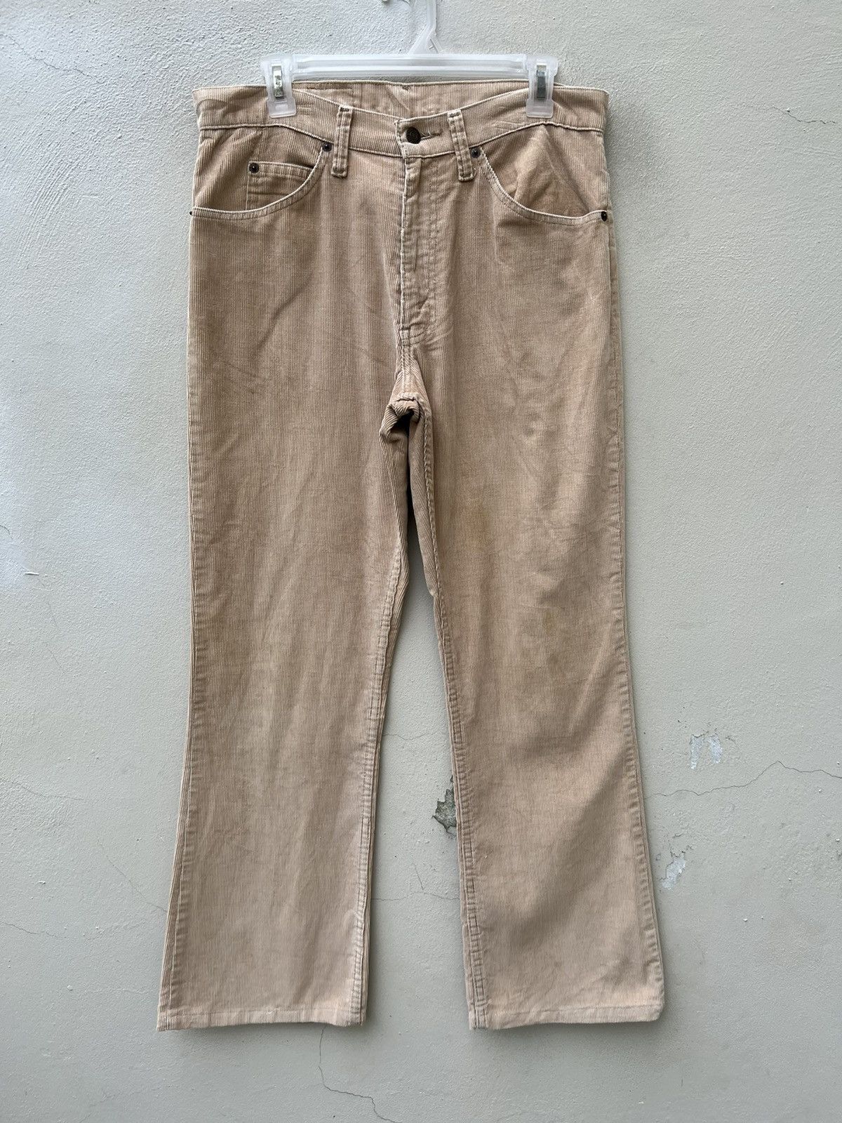 Levi's Vintage 70s Levi’s 517 Sun Fade Corduroy Flare Jeans Size US 31 - 3 Thumbnail