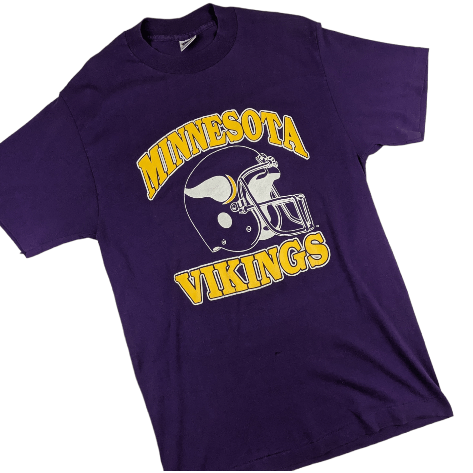 NFL 80's Minnesota Vikings NFL Football Single Stitches Tee Size US S / EU 44-46 / 1 - 2 Thumbnail