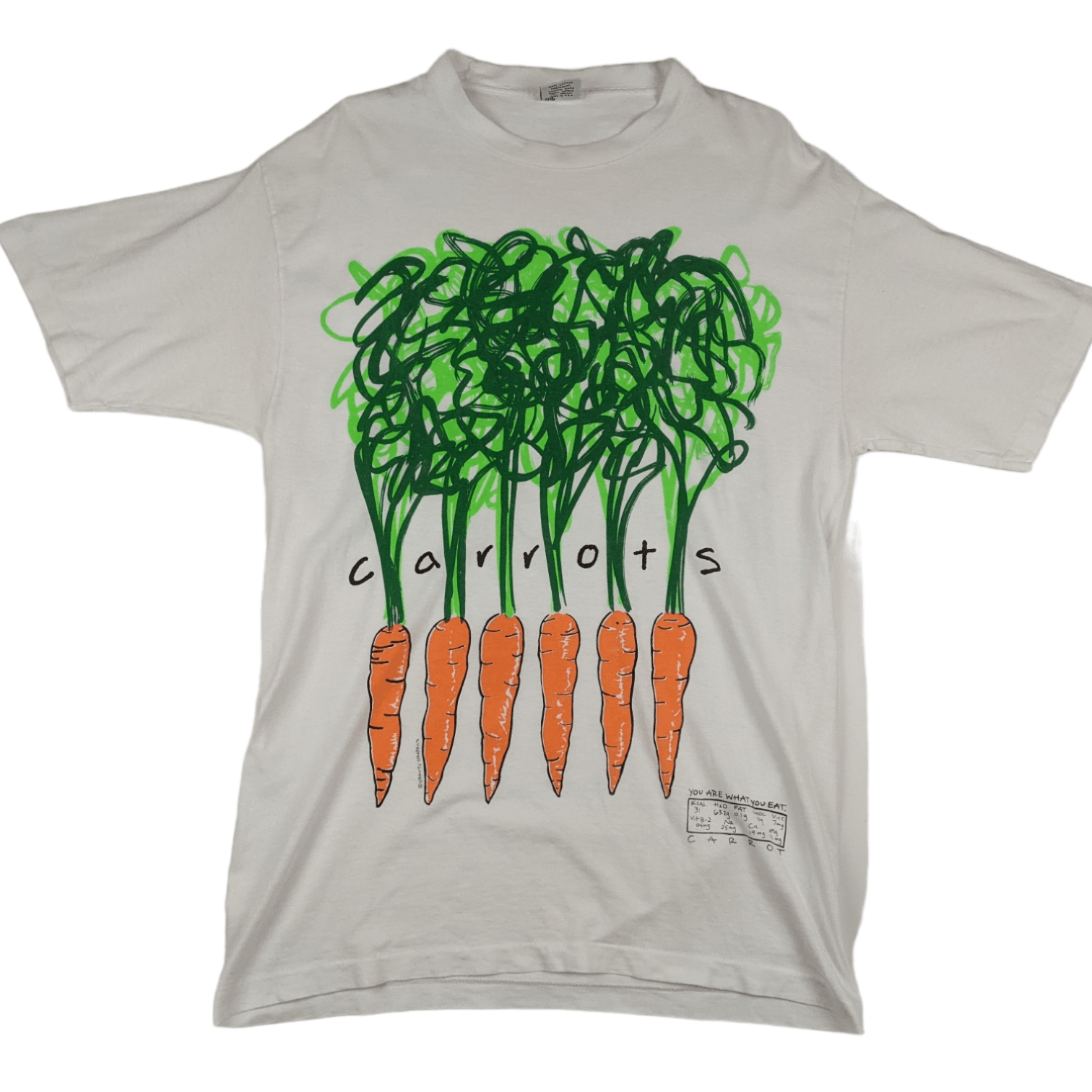 Vintage Vintage GRAVITY GRAPHICS Carrots Single Stitches Tee Size US M / EU 48-50 / 2 - 2 Thumbnail