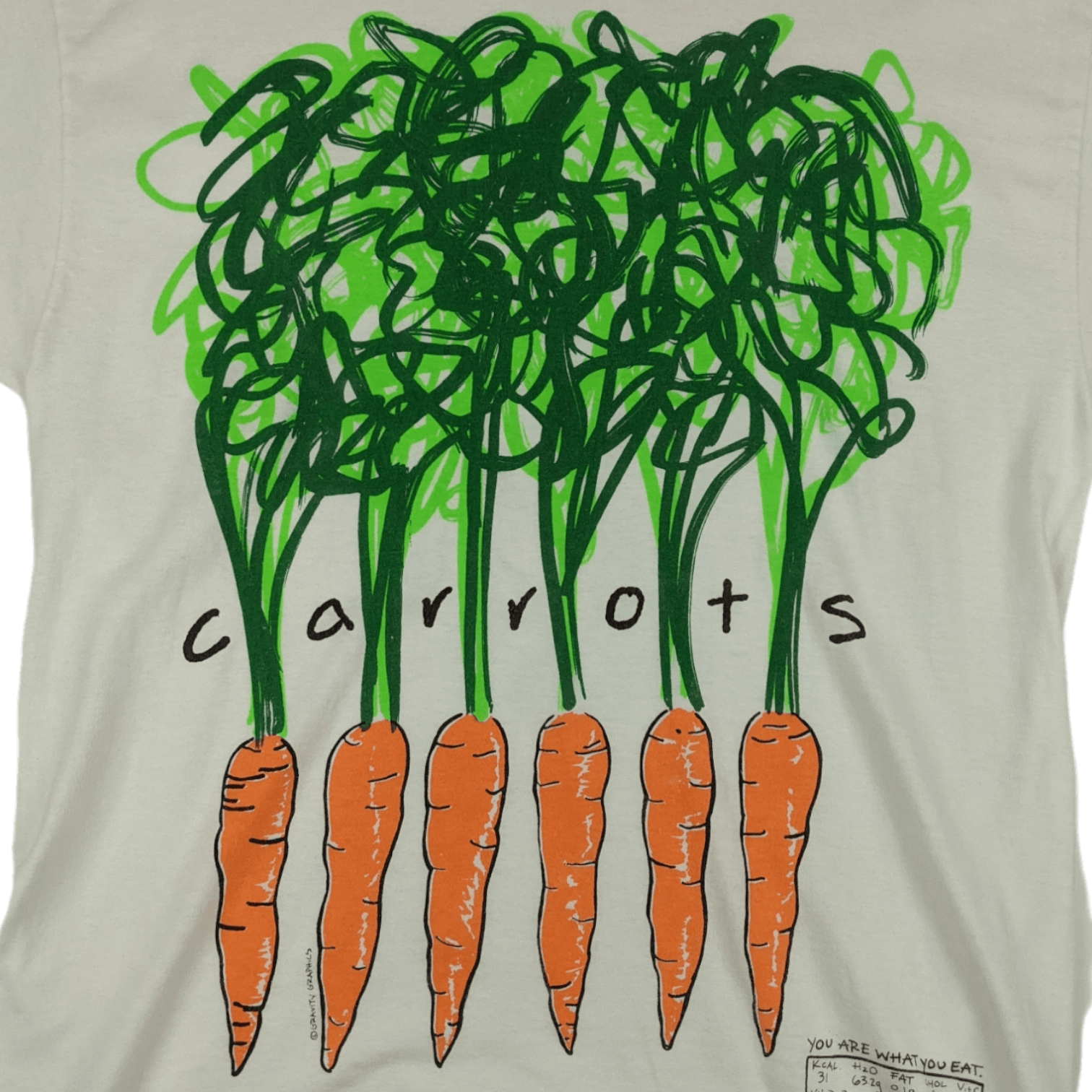 Vintage Vintage GRAVITY GRAPHICS Carrots Single Stitches Tee Size US M / EU 48-50 / 2 - 5 Thumbnail