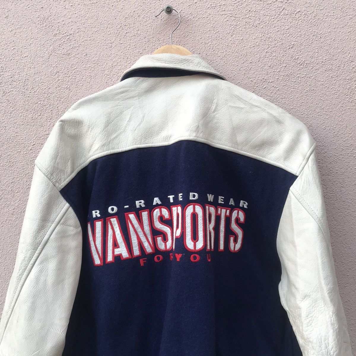 Vintage Vintage Vansports varsity leather jacket scovill buttom Size US M / EU 48-50 / 2 - 8 Thumbnail