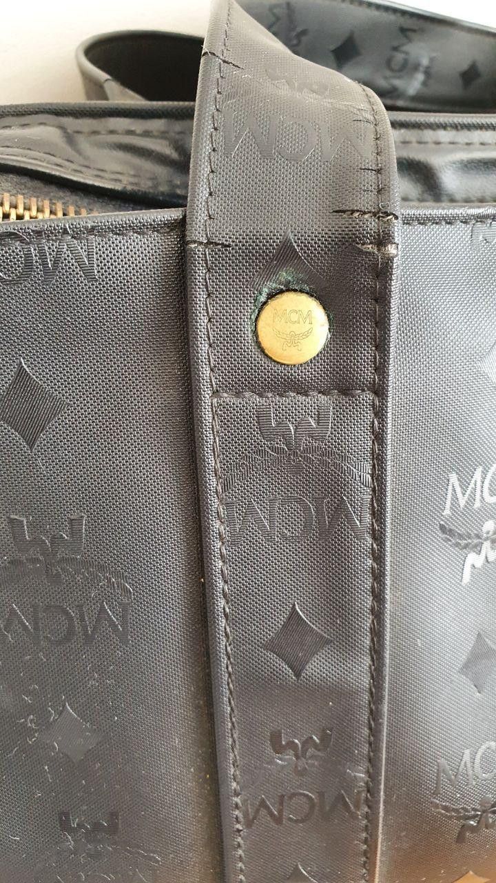 MCM × Vintage Rare 80s Vintage MCM Monogram Tote Bag Size ONE SIZE - 6 Thumbnail