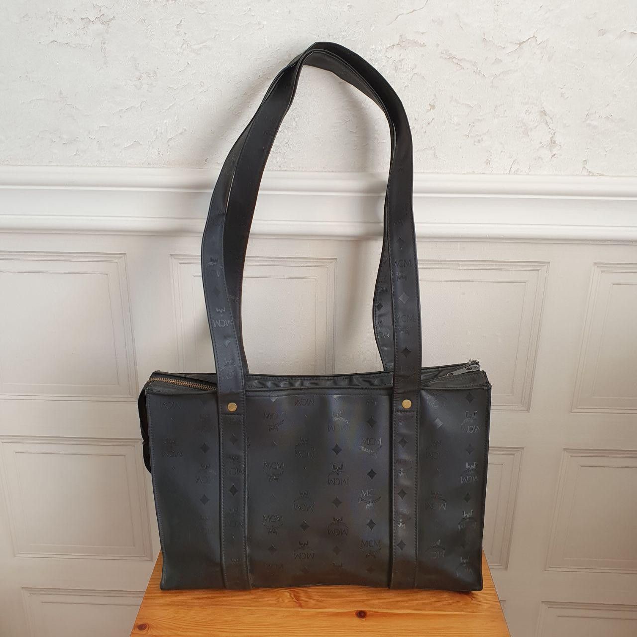 MCM × Vintage Rare 80s Vintage MCM Monogram Tote Bag Size ONE SIZE - 3 Thumbnail