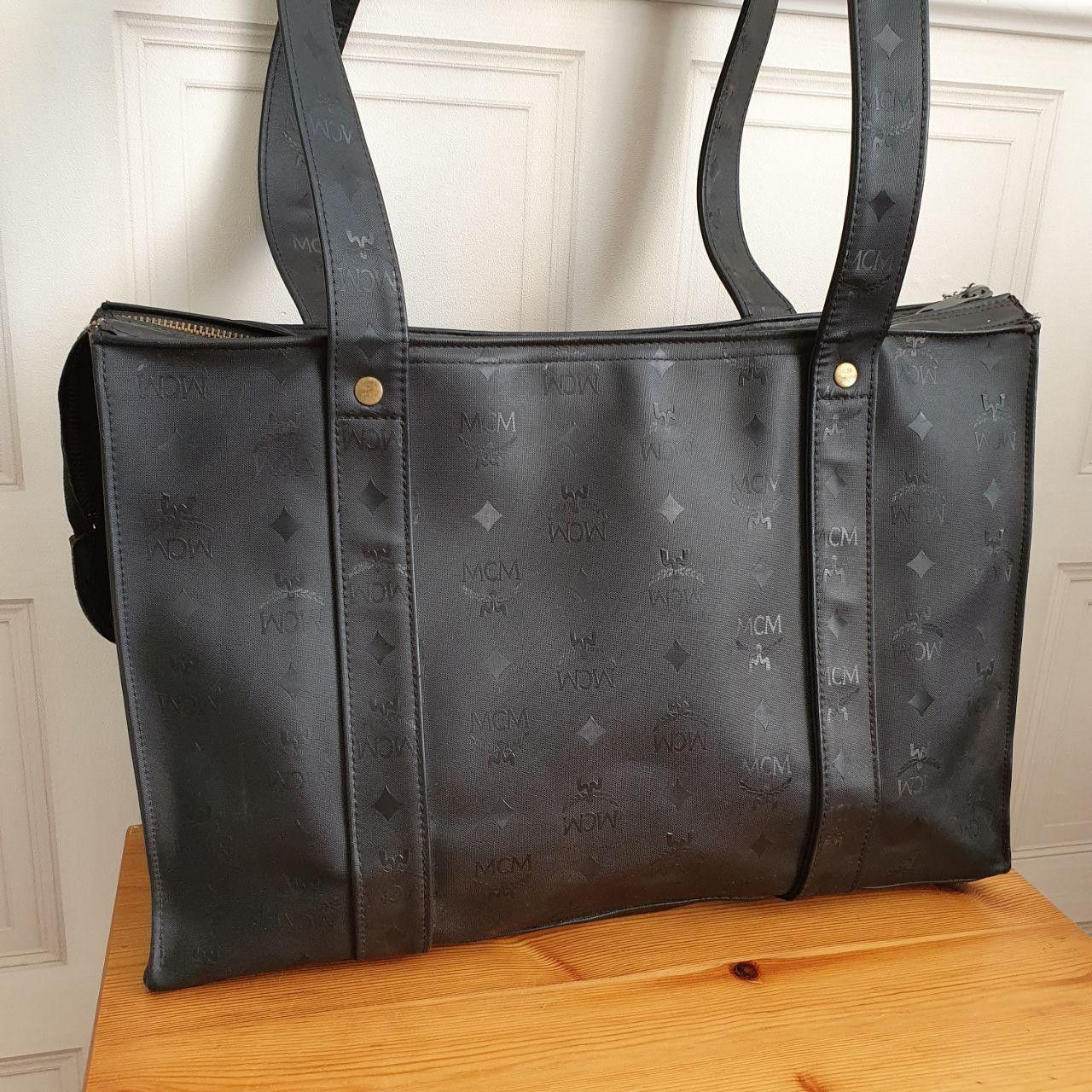 MCM × Vintage Rare 80s Vintage MCM Monogram Tote Bag Size ONE SIZE - 1 Thumbnail