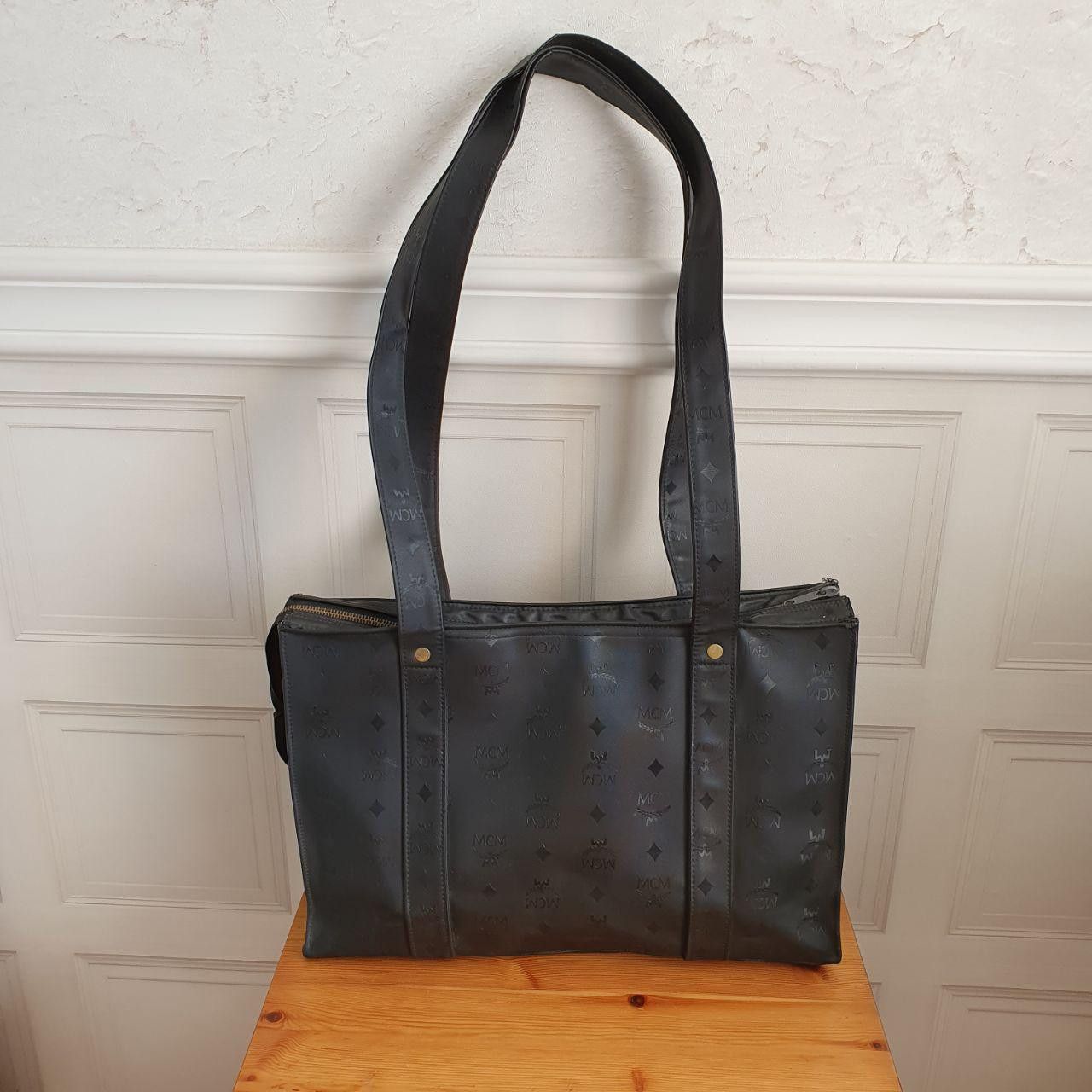 MCM × Vintage Rare 80s Vintage MCM Monogram Tote Bag Size ONE SIZE - 2 Thumbnail