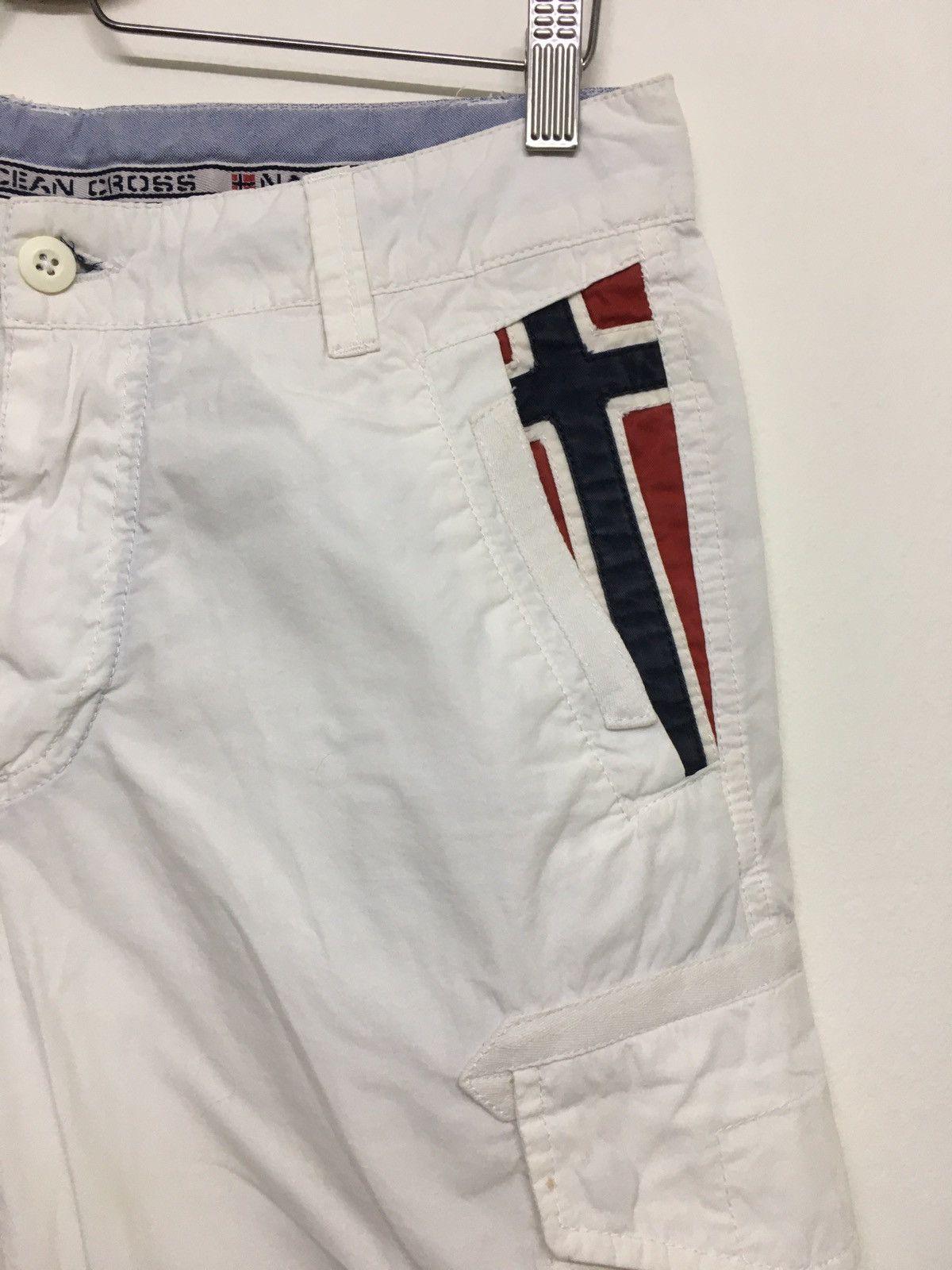 Napapijri white cargo pant Size US 30 / EU 46 - 2 Thumbnail