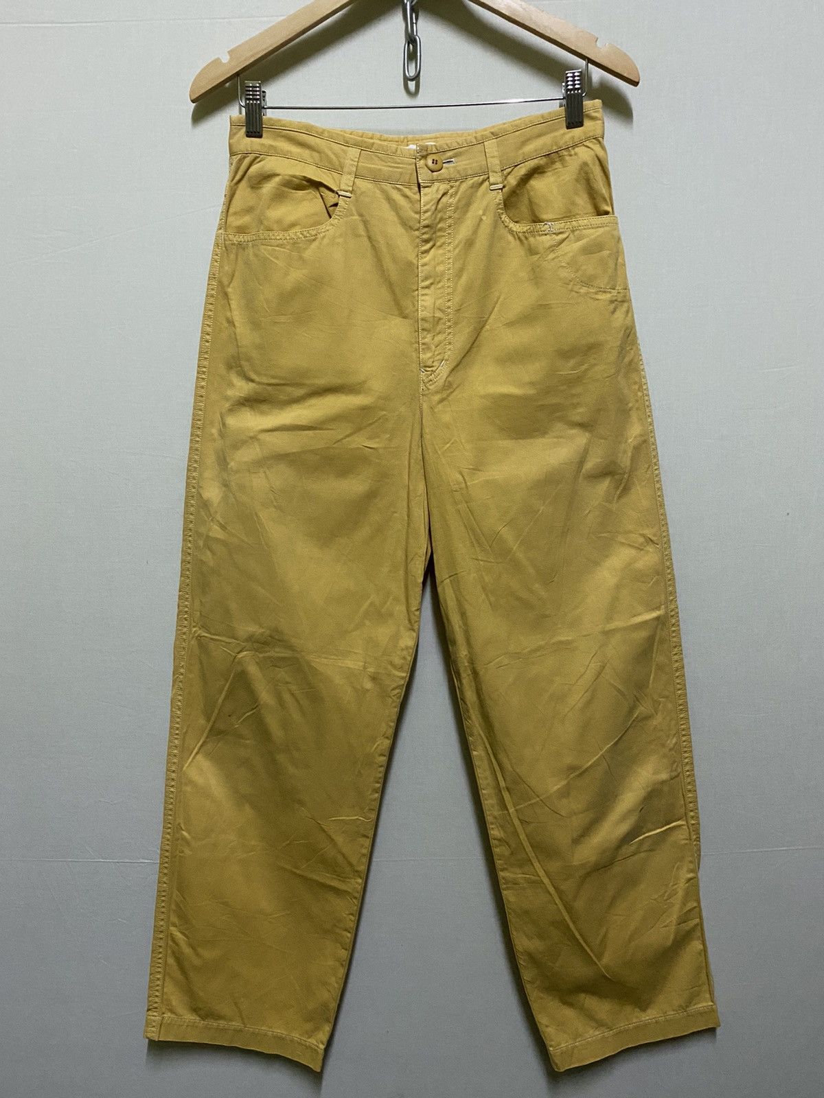 Issey Sport Miyake Yellow Pants