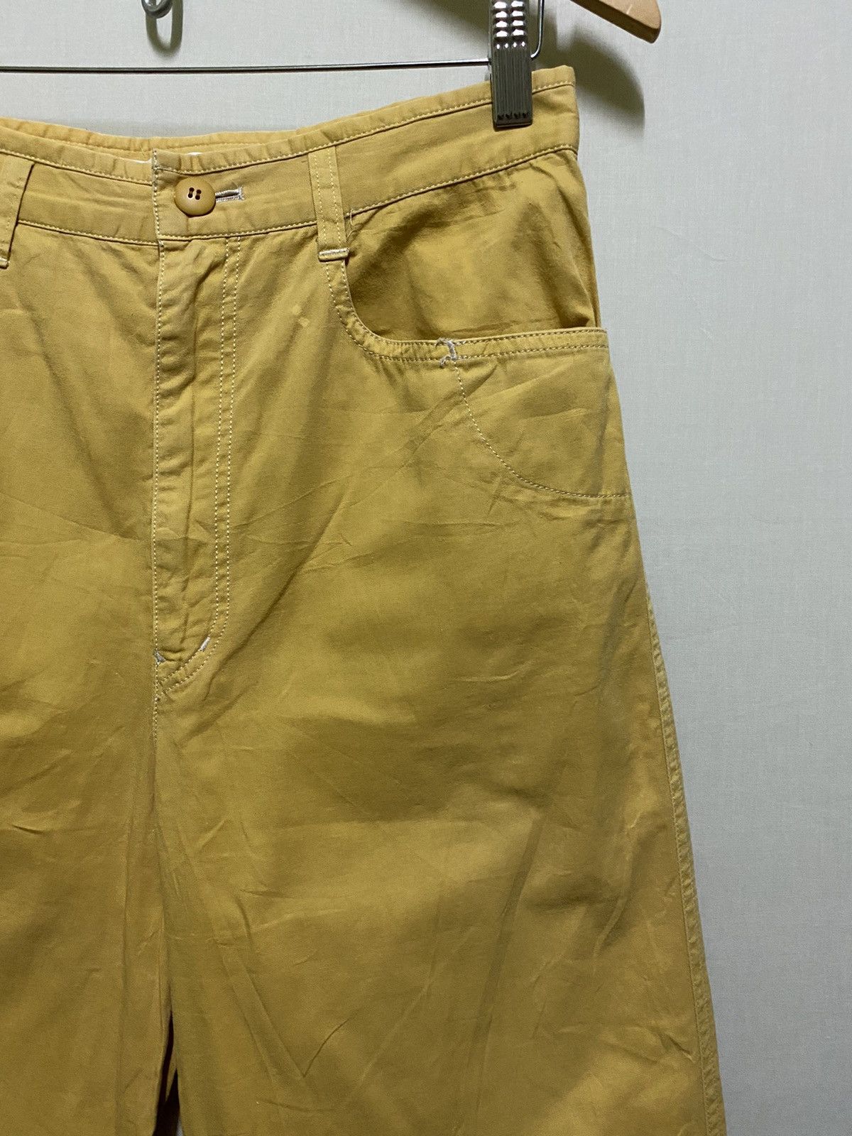 Designer Issey Sport Miyake Yellow Pants Size US 28 / EU 44 - 4 Thumbnail